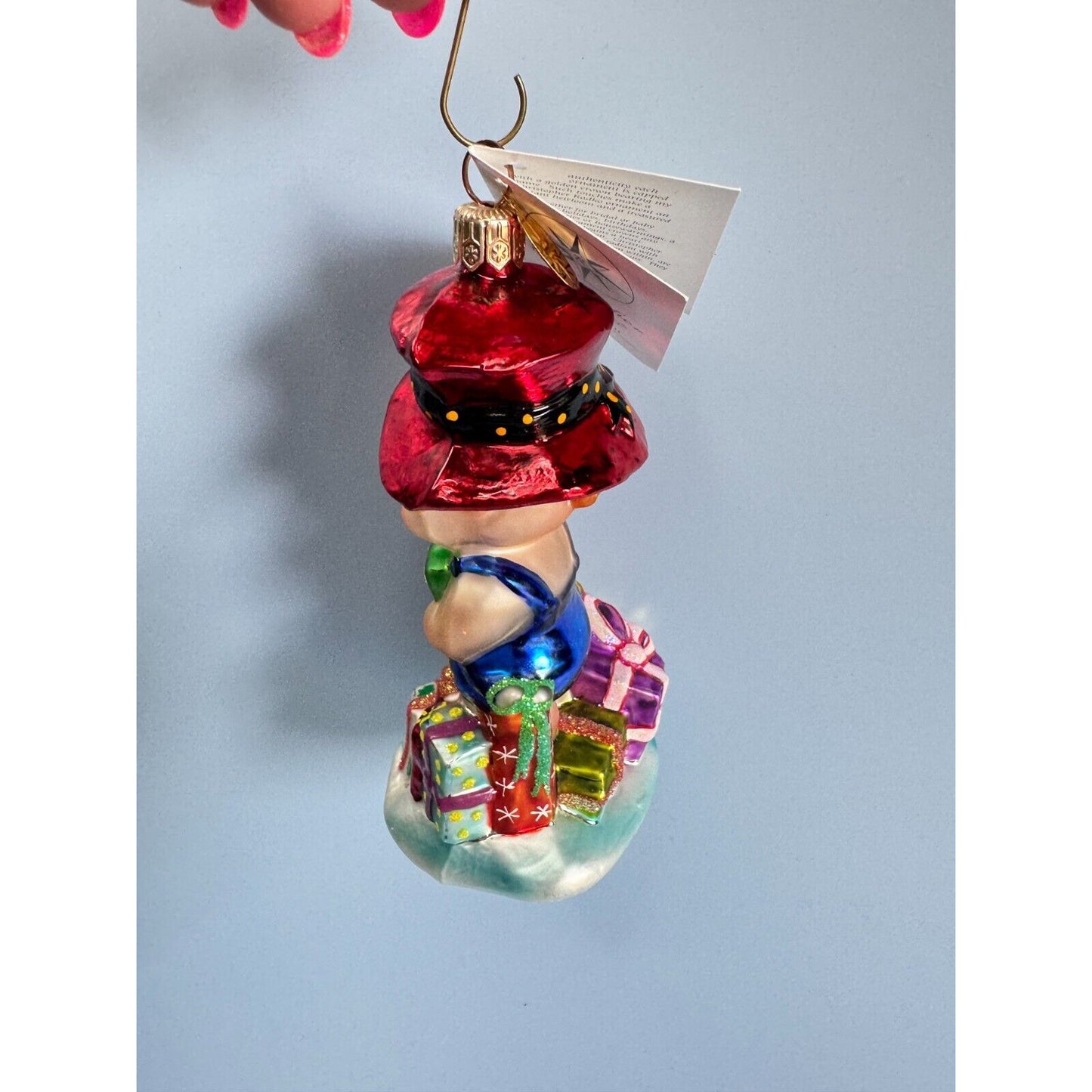 Christopher Radko Gift of Health Glass Ornament Pediatric Cancer 2000