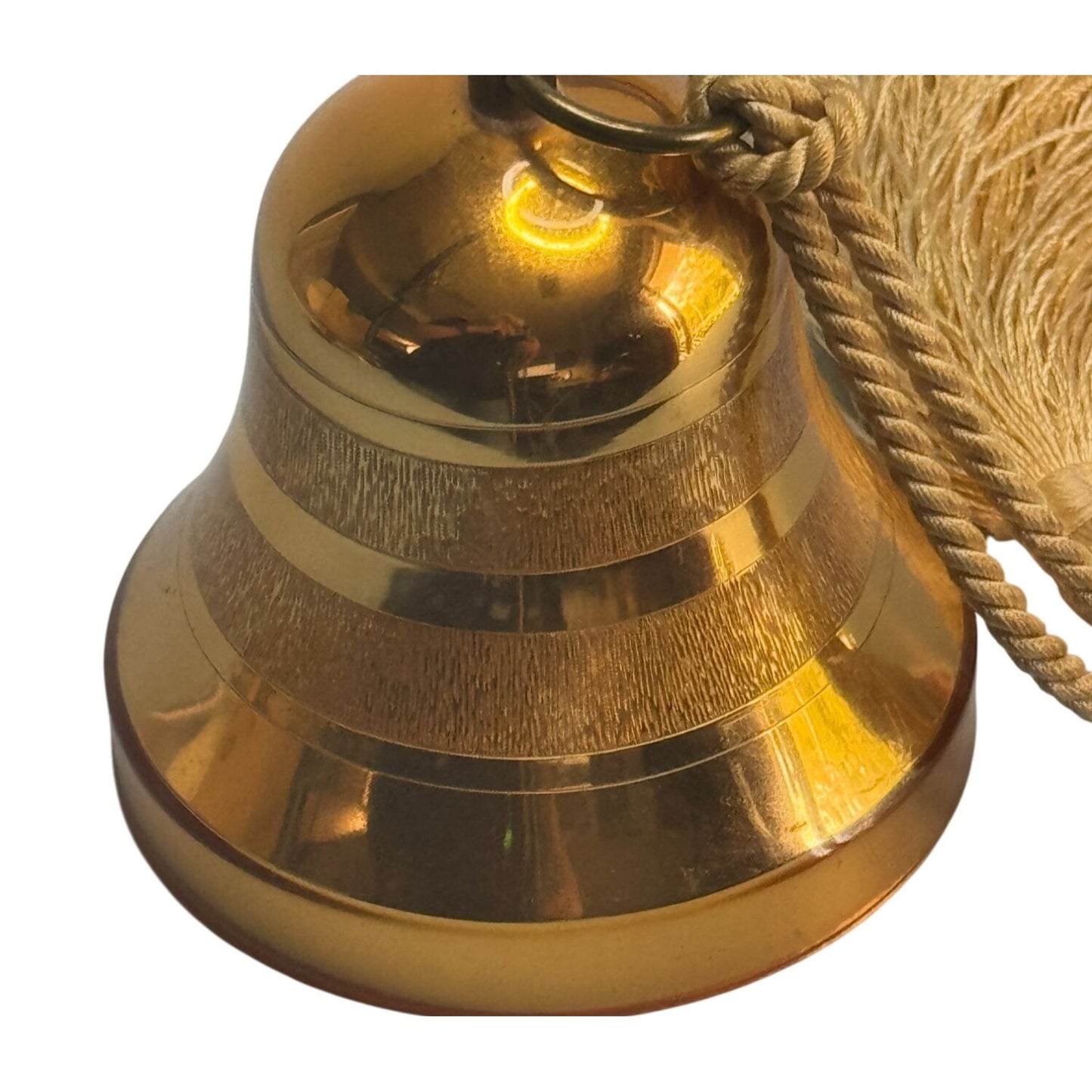 Title: Reuge Musical Bell Gold Tone Swiss Movement Anniversary Song Vintage