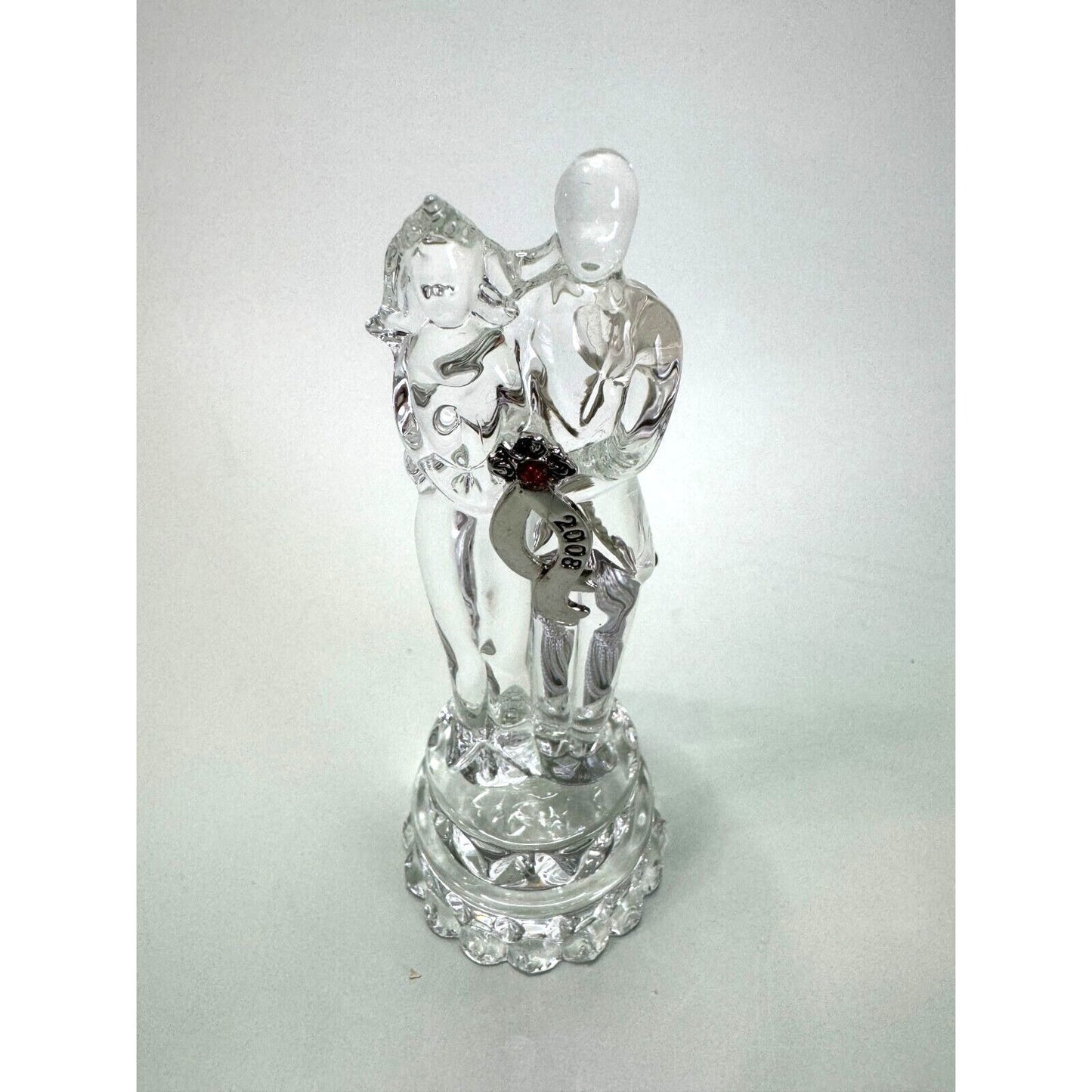Lenox Crystal 2008 Annual Bride And Groom Ornament Dated 2008 Boxed