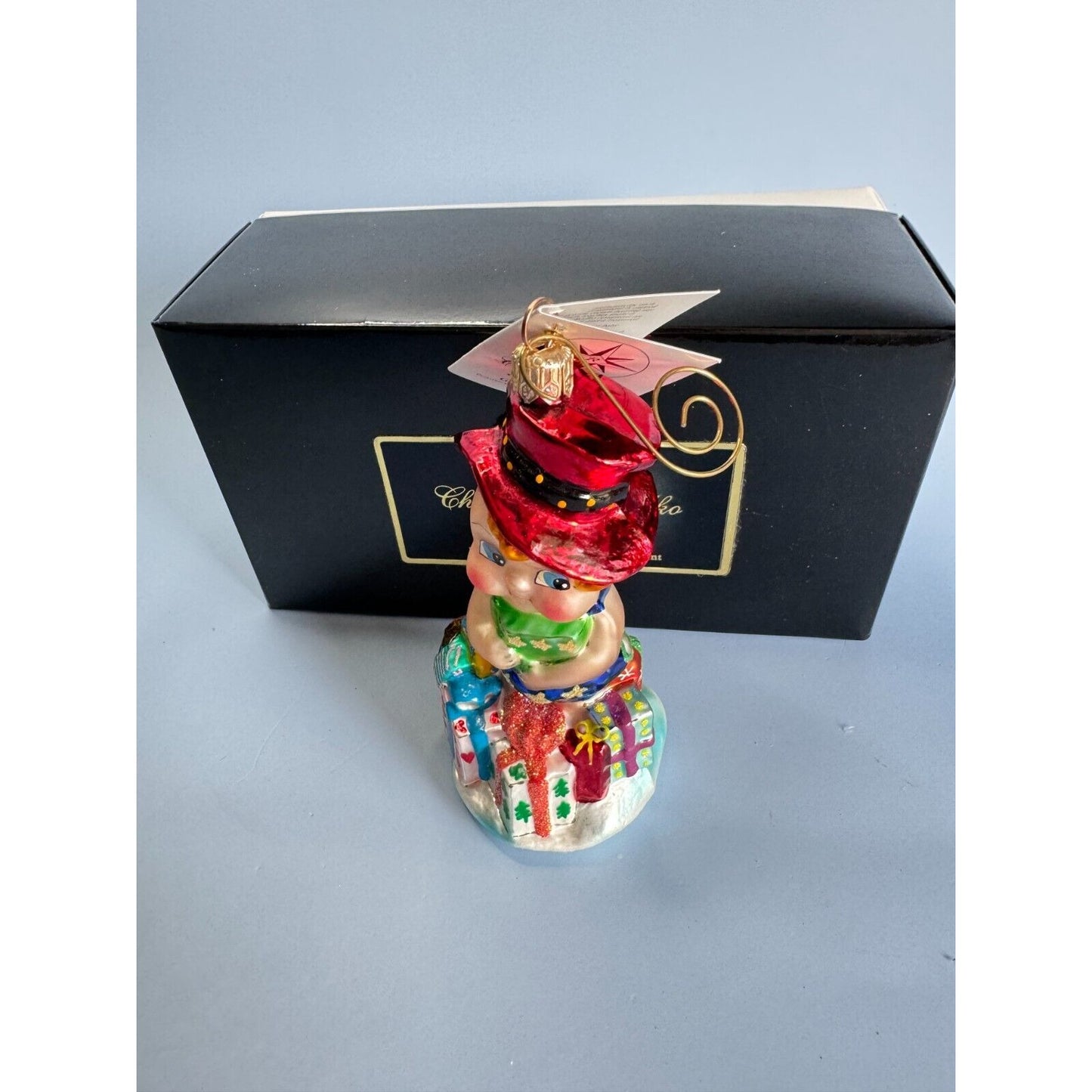 Christopher Radko Gift of Health Glass Ornament Pediatric Cancer 2000