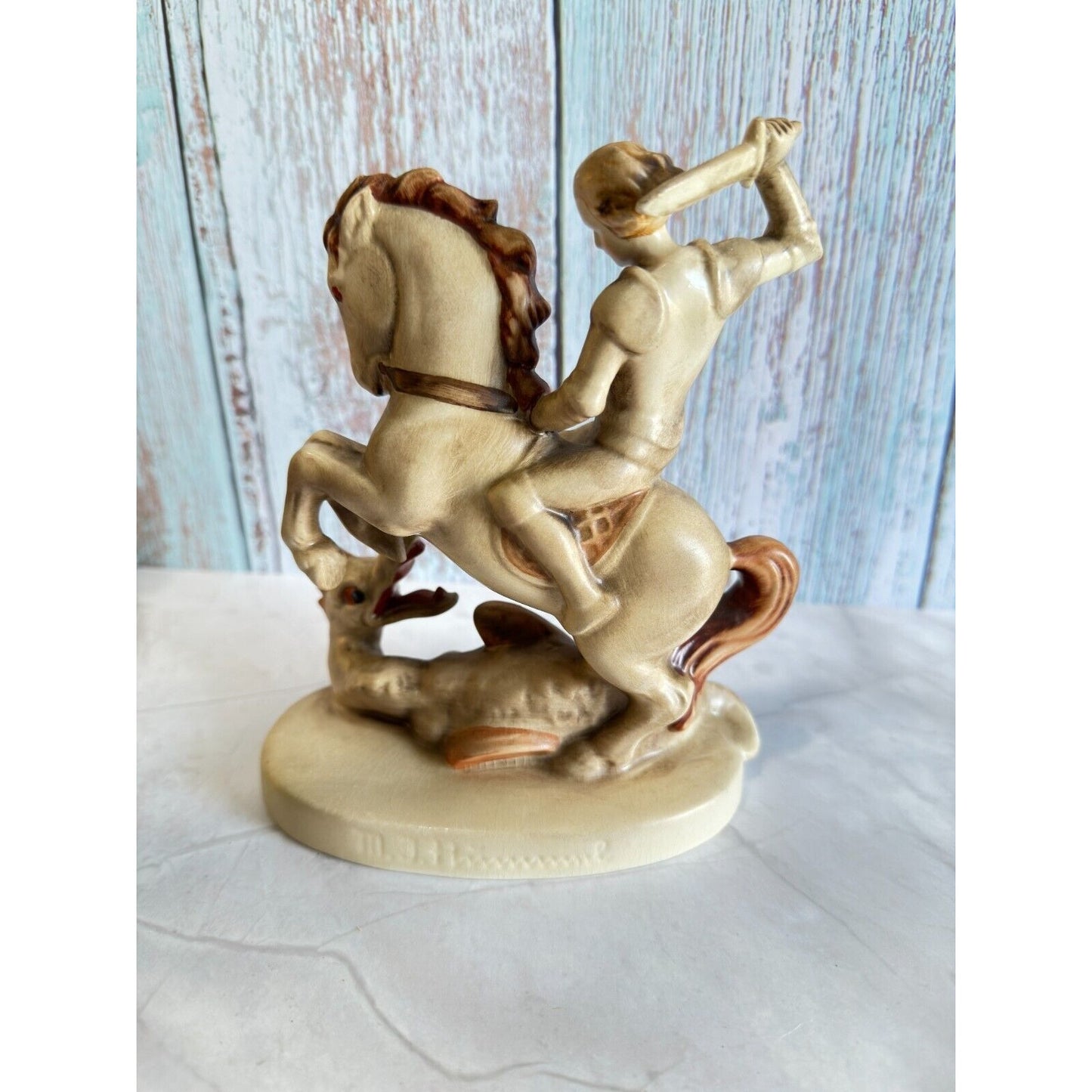 Goebel Hummel Figurine "St. George Slays the Dragon" #55 Porcelain Figurine