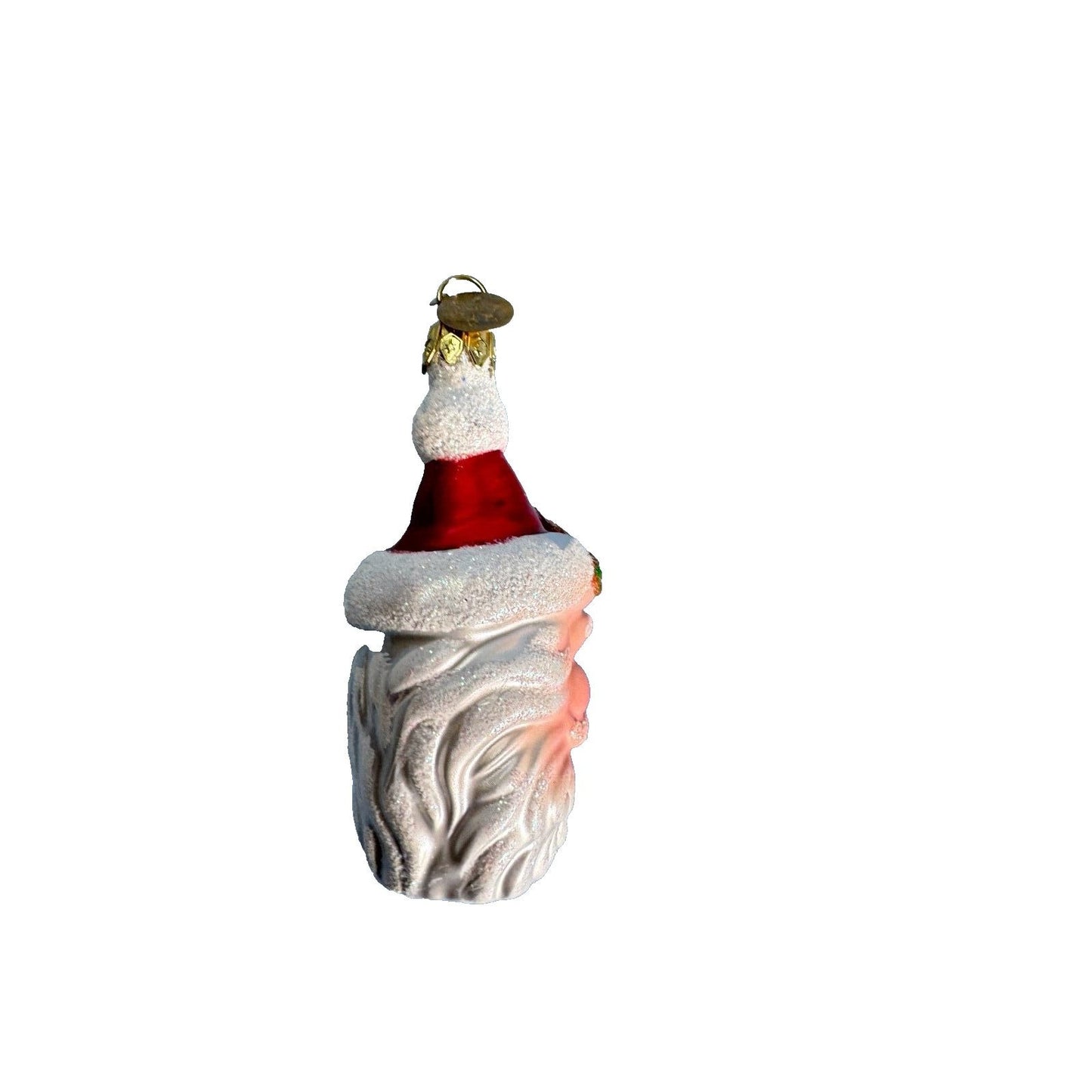 Christopher Radko Ceramics Santa Claus Head Ornament W/Box No Tag