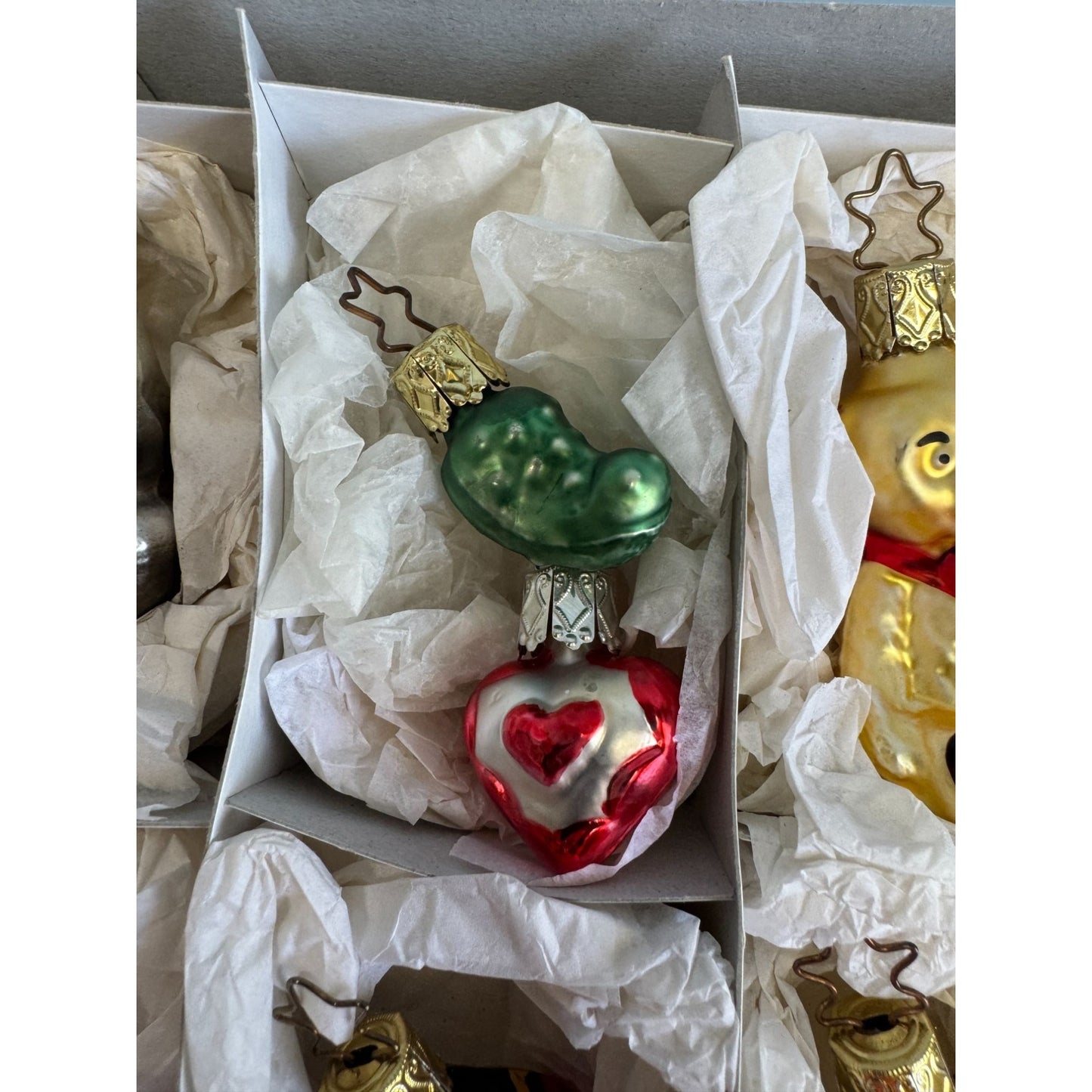 Old World Christmas Mini Blown Glass Ornament Lot 13 Assorted Boxed Set
