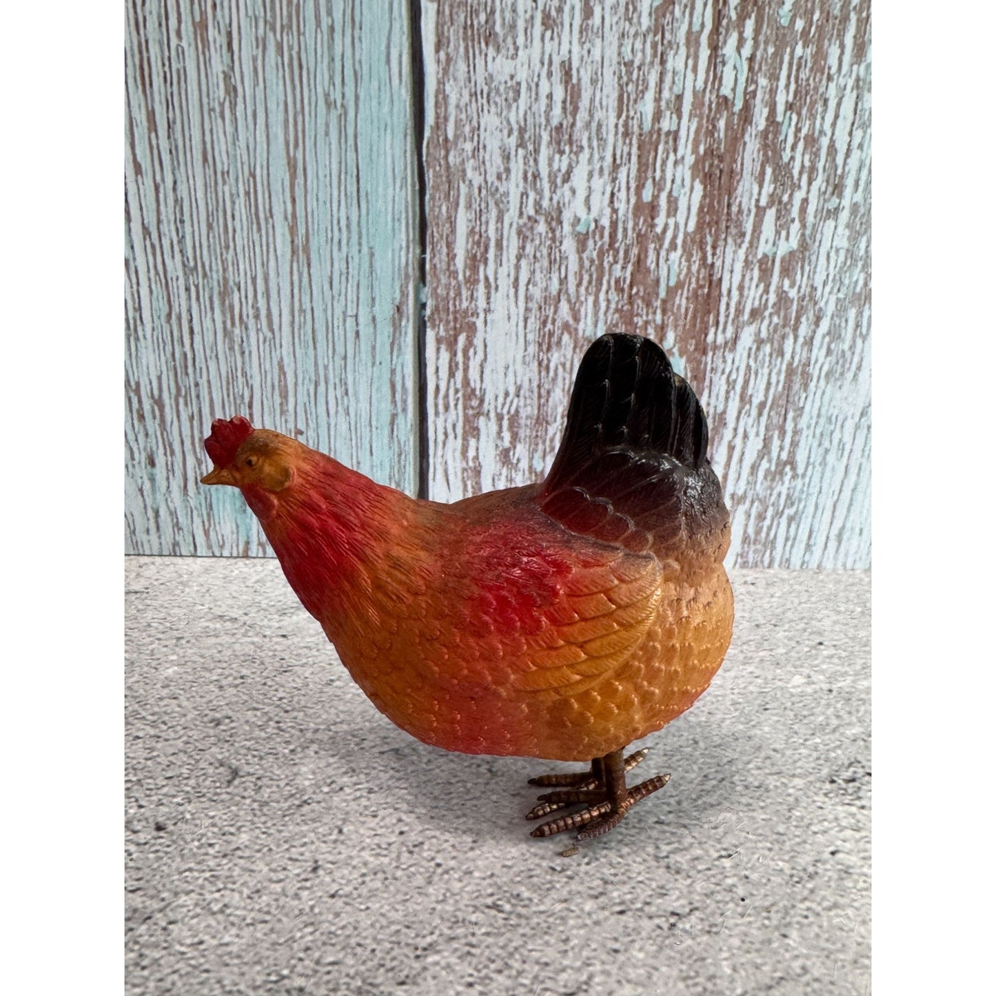 1930's Celluloid Chicken Figurine 3.5" Collectible Decor