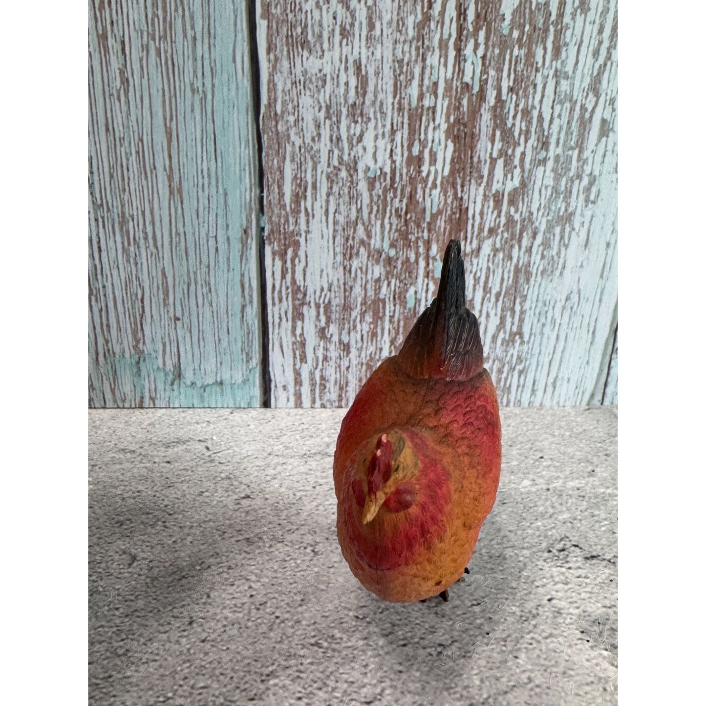 1930's Celluloid Chicken Figurine 3.5" Collectible Decor