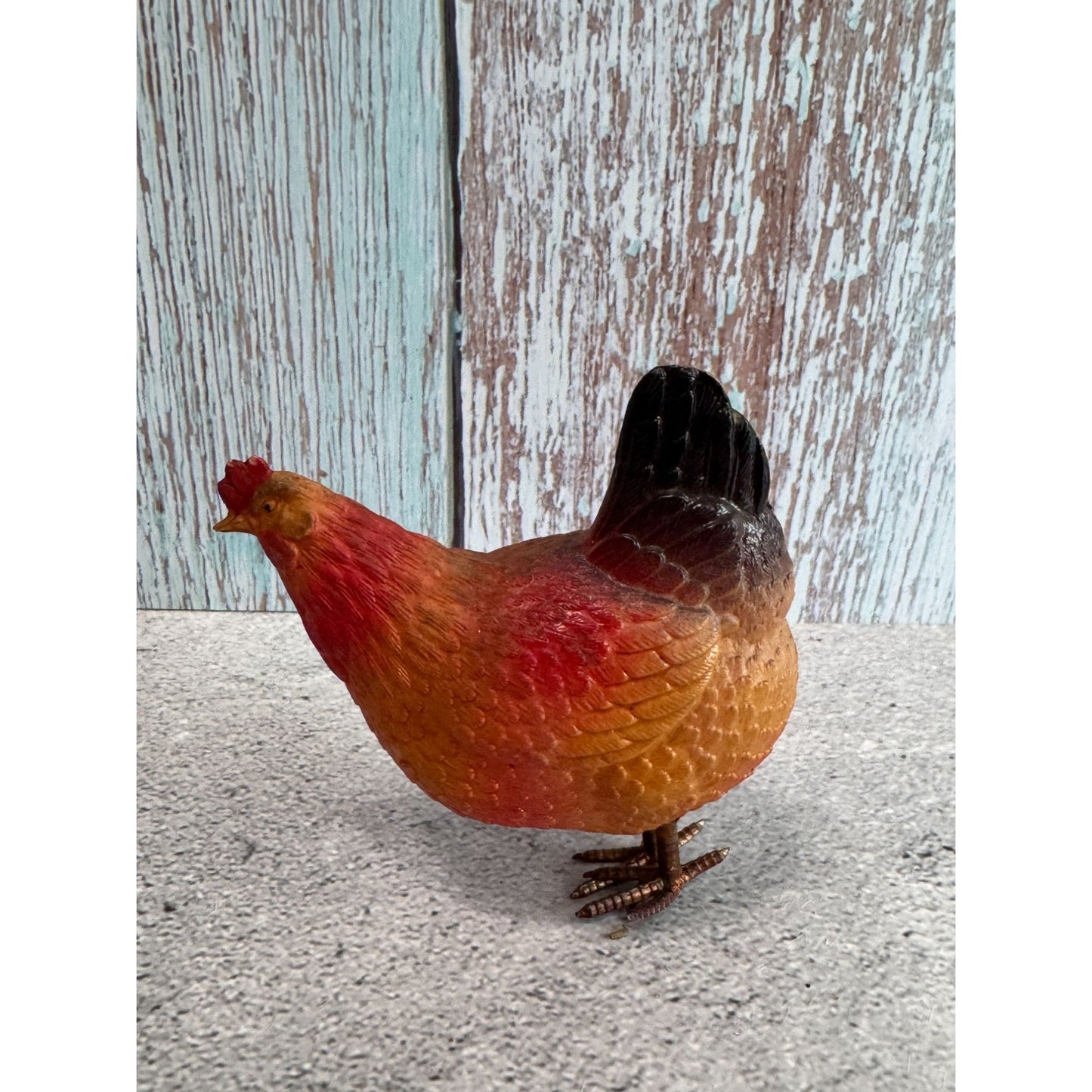 1930's Celluloid Chicken Figurine 3.5" Collectible Decor