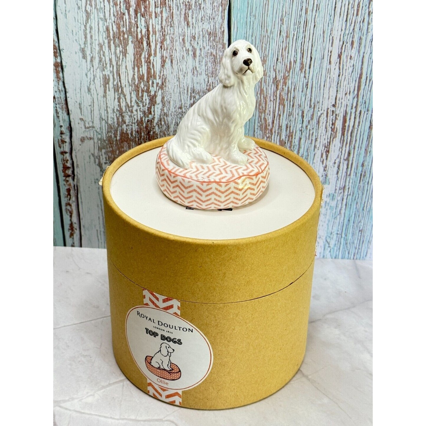 Royal Doulton Top Dog Ollie Porcelain Figurine with Original Box 2016 England