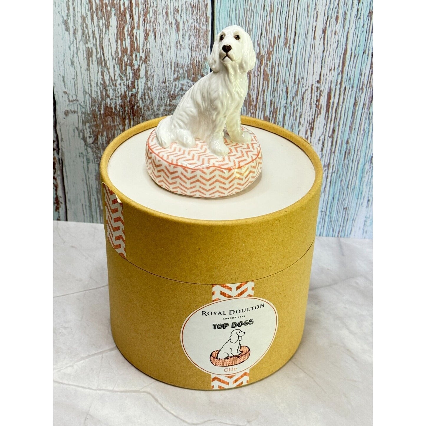 Royal Doulton Top Dog Ollie Porcelain Figurine with Original Box 2016 England