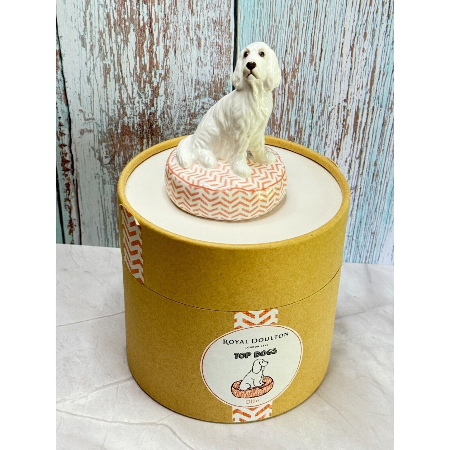 Royal Doulton Top Dog Ollie Porcelain Figurine with Original Box 2016 England