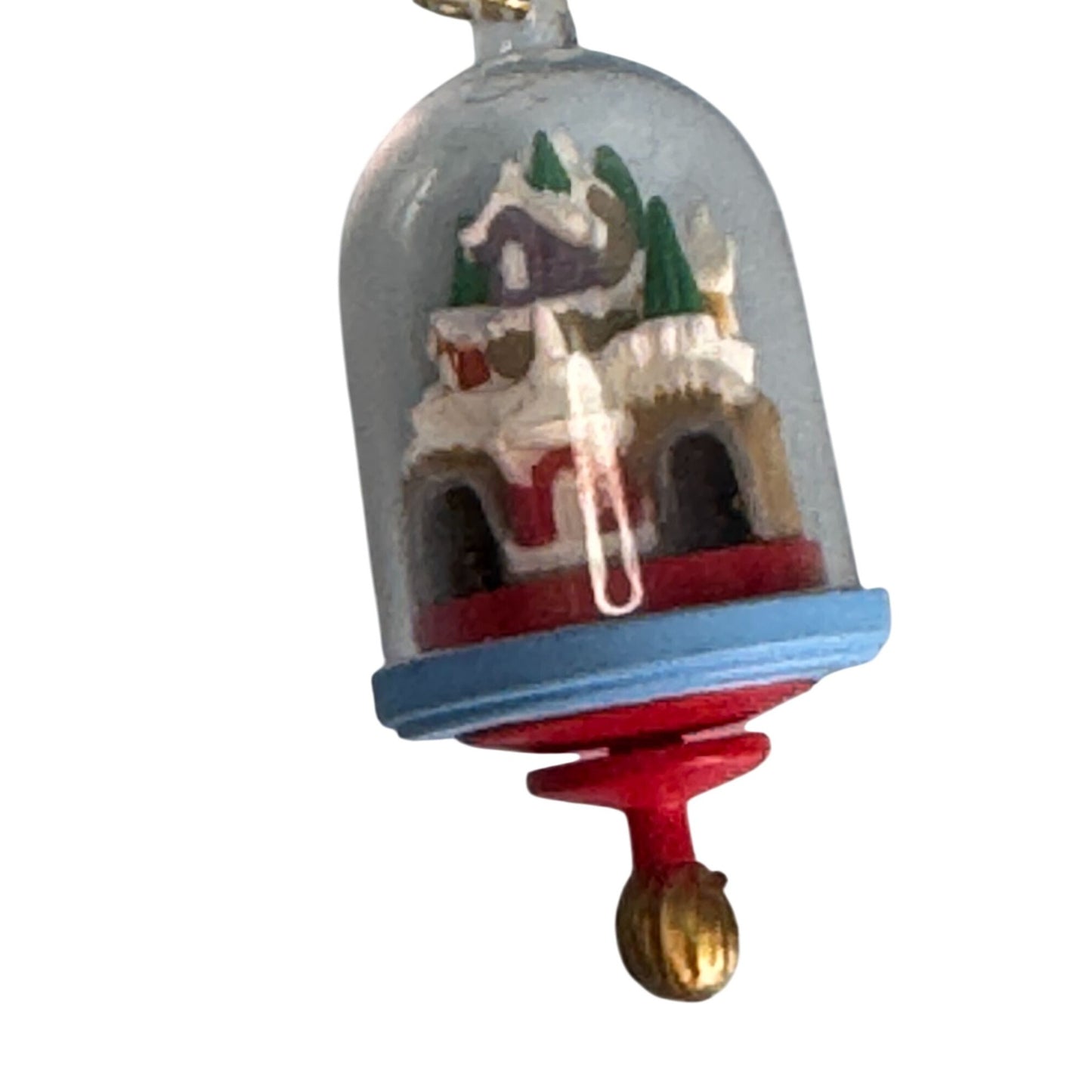 Hallmark Miniature Domed Ornaments 1993 & 1994 Set Of 5
