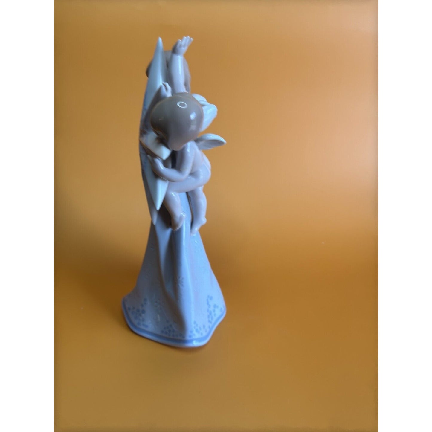 Lladro Celestial Christmas Child Angels Star Tree Topper with Box 06501 1990's