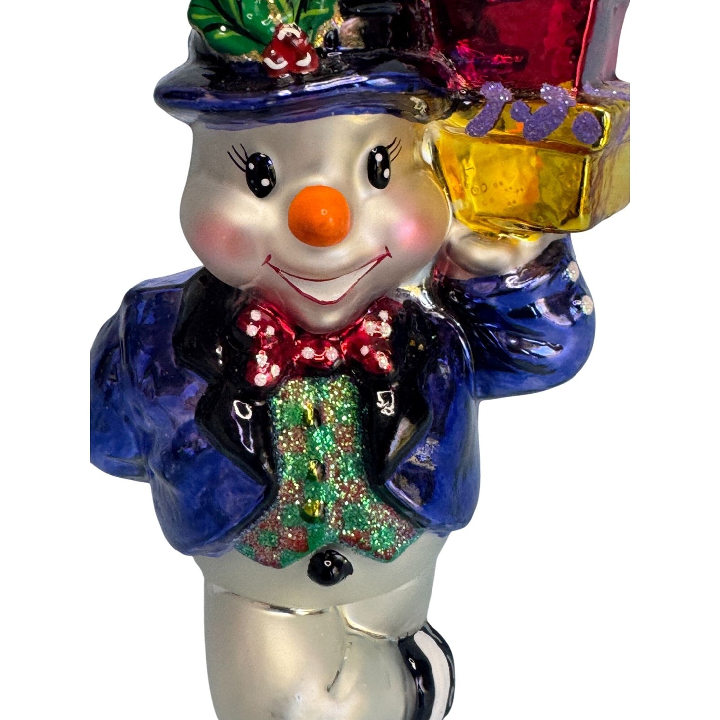 Christopher Radko Nordstrom 100 Years Anniversary Snowman Ornament 5 1/2" Retired