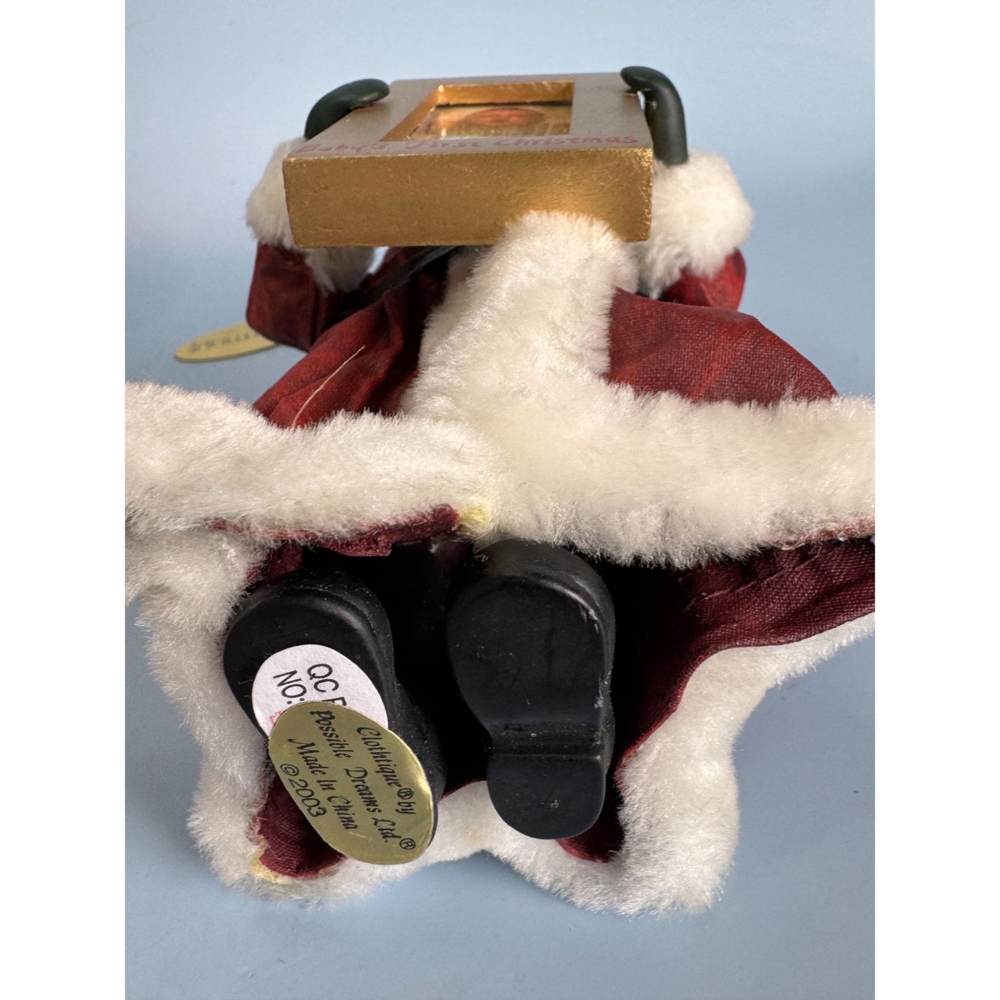 2003 Clothique Possible Dreams Santa Babys First Christmas Ornament 7"
