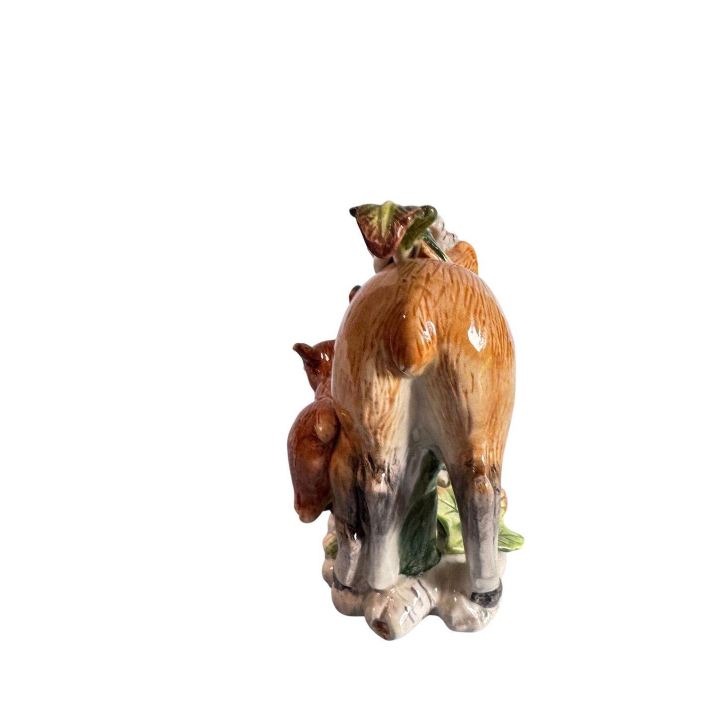Vintage Fitz & Floyd High Sierra Horse Figurine Sugar Bowl With Lid