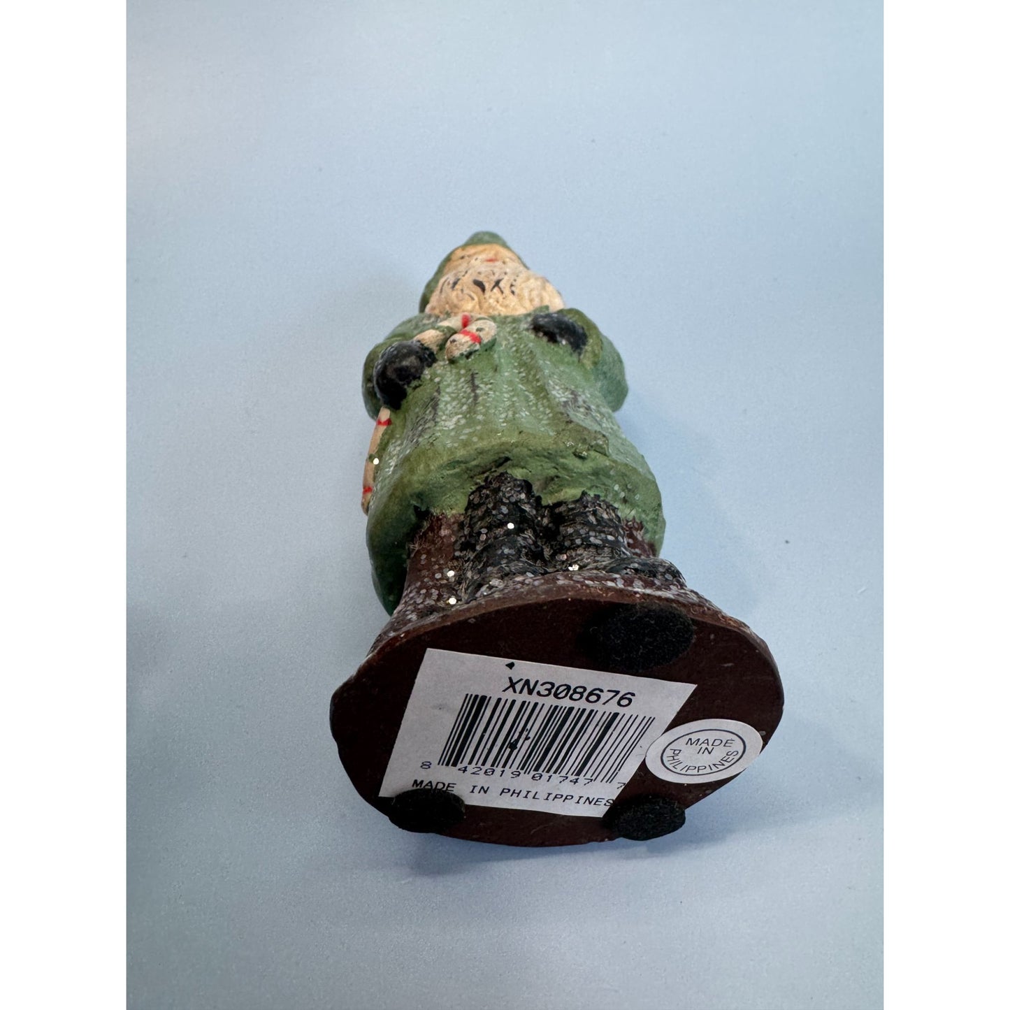 Vintage Hand-Painted Folk Art Santa Claus Figure 6 3/4"