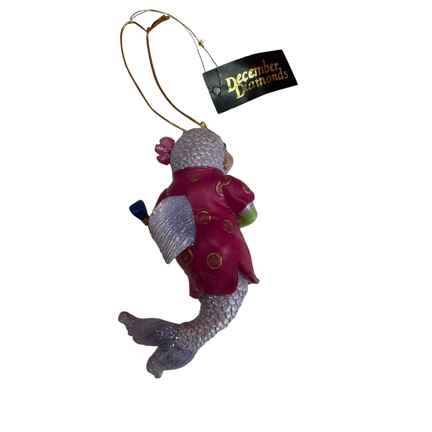 December Diamonds Spicy Tuna Roll Mermaid Ornament 6 Inch Asian Inspired