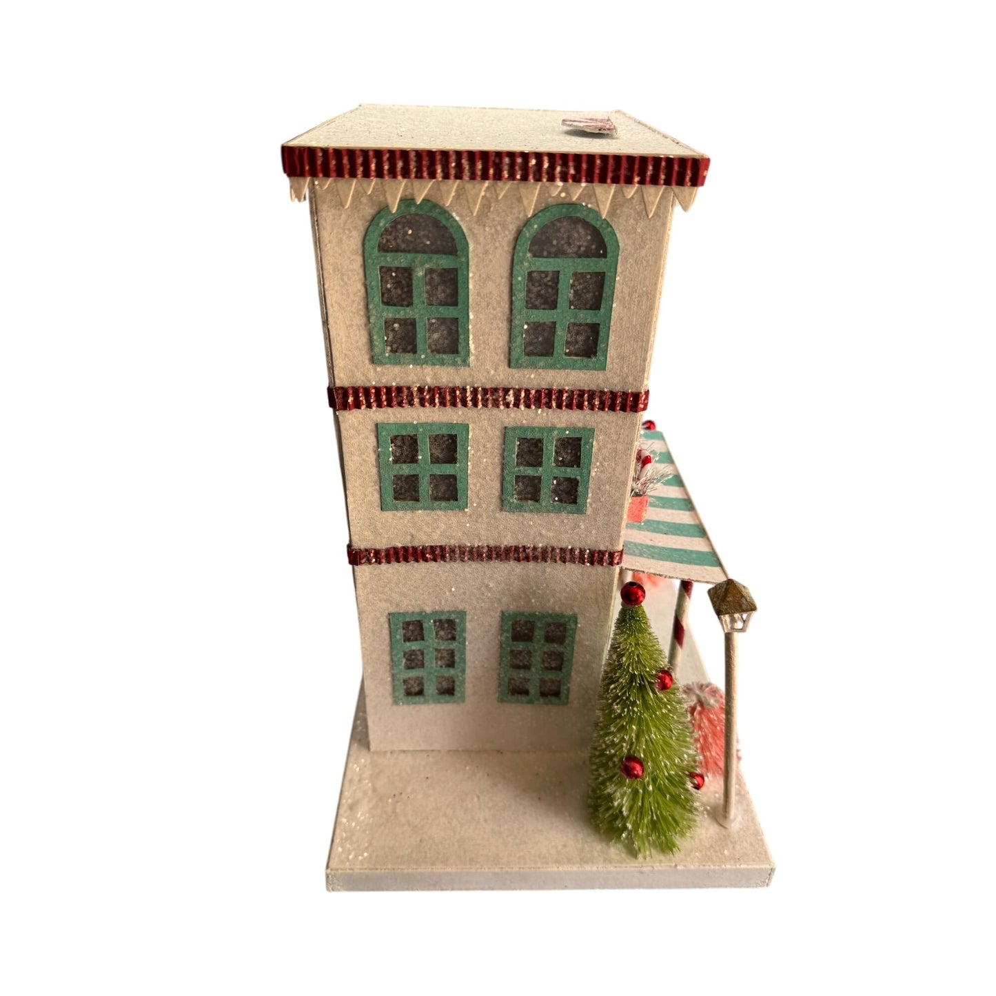 Bethany Lowe Christmas Peppermint Paper House Decor Hand Signed LC2483