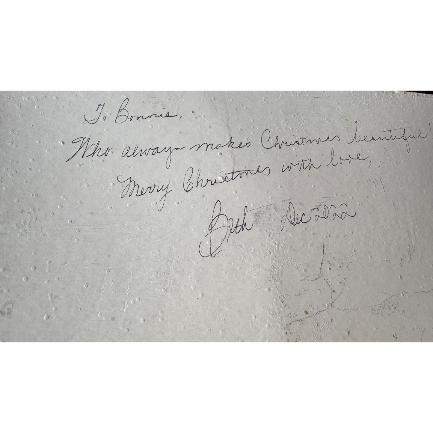 Bethany Lowe Christmas Peppermint Paper House Decor Hand Signed LC2483