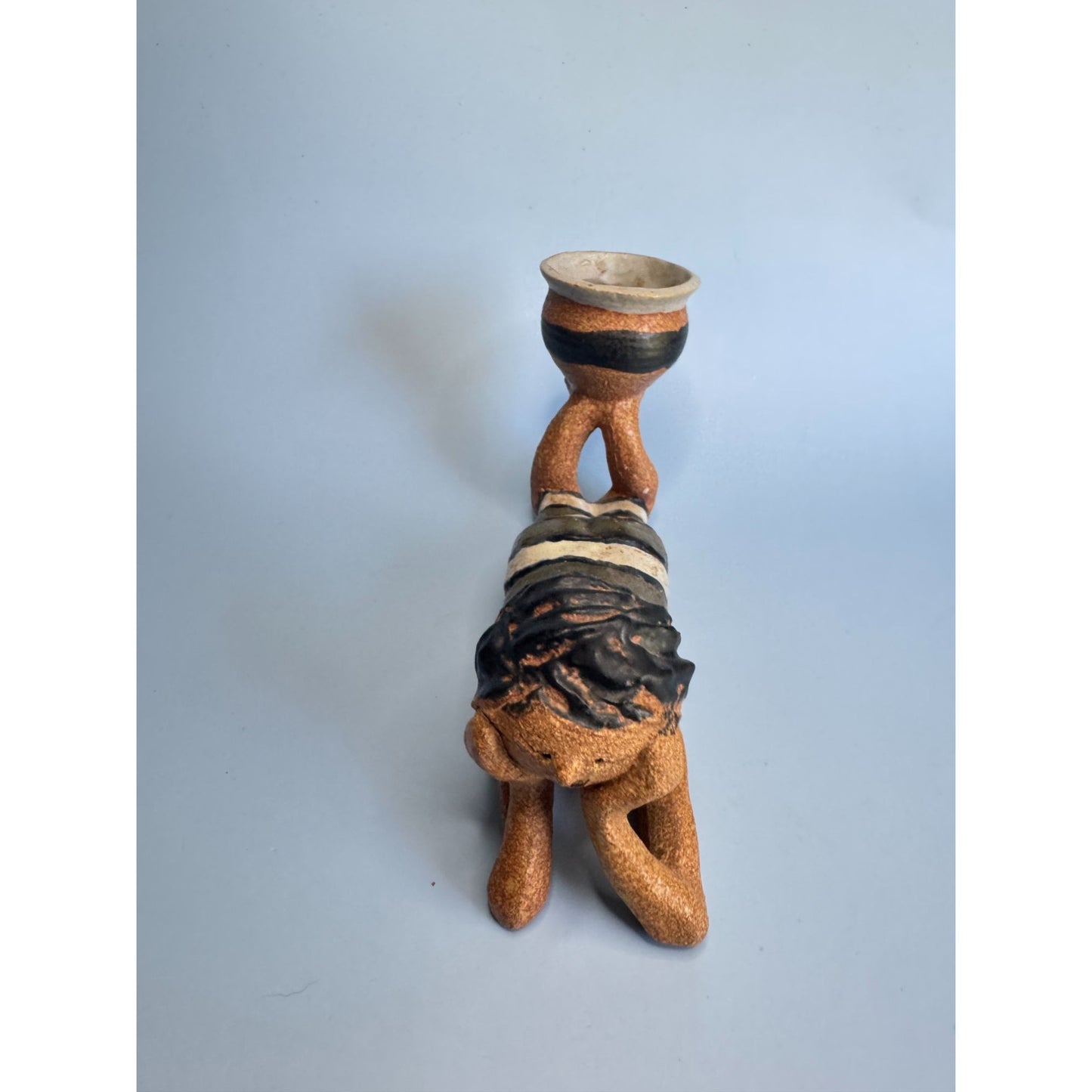 Metlox Poppet Barney The Surfer By Poppytrail Stoneware Figurine 9" Handcrafted Vintage Decor