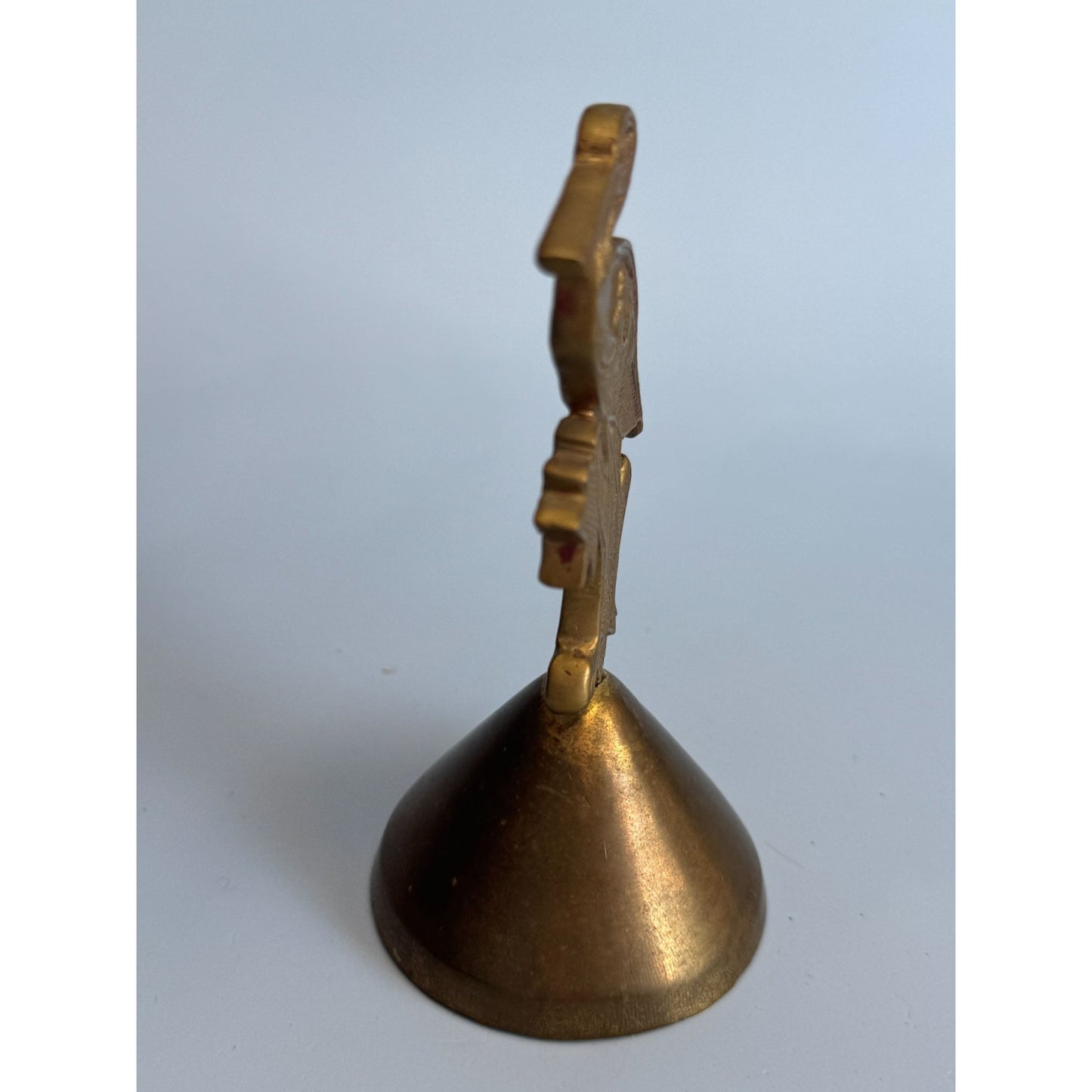 Vintage Brass Stork Bell Bells Of Sarna Made In India 4 1/4"