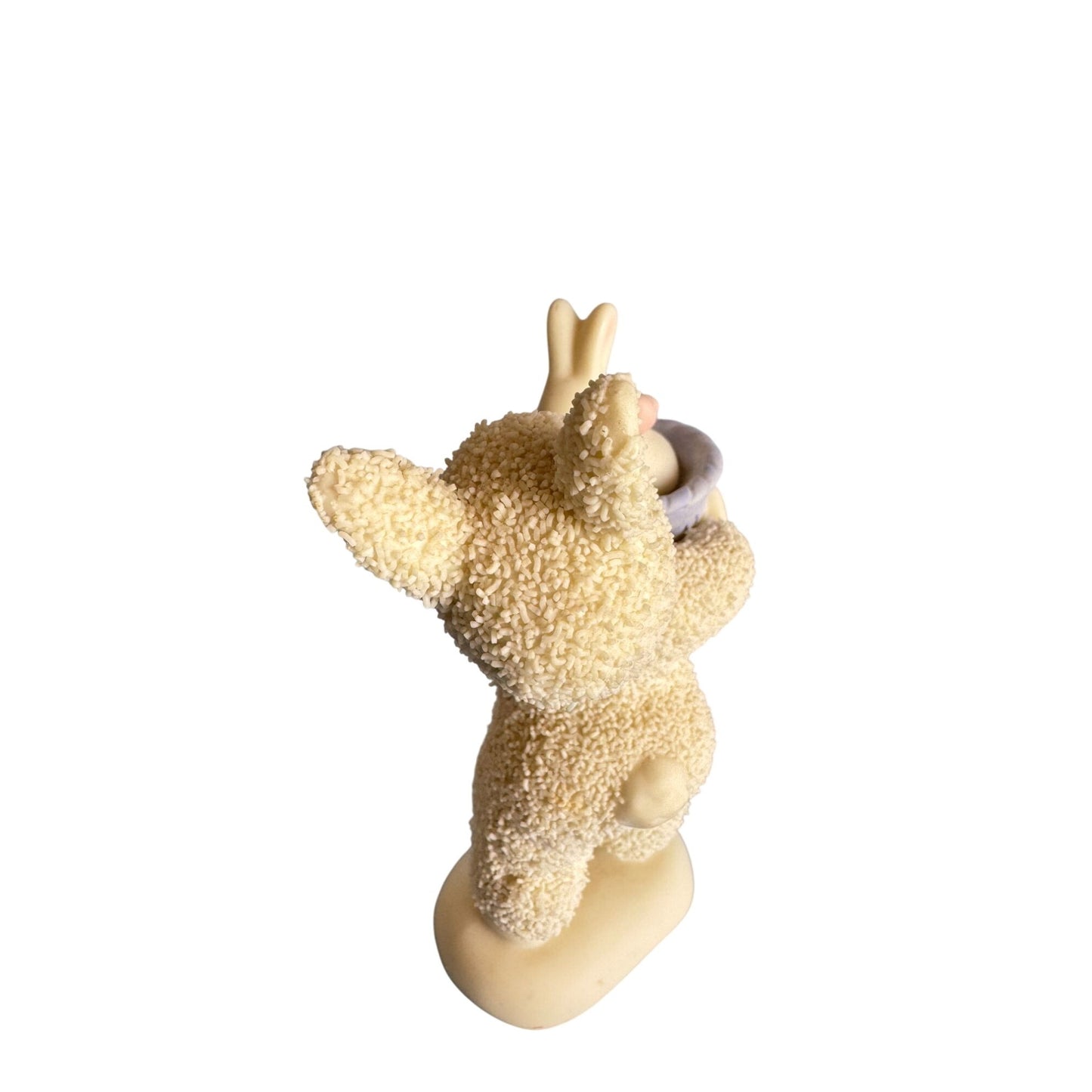 Snowbabies Lamb-Inspired Figurine Holding Basket With Bunny