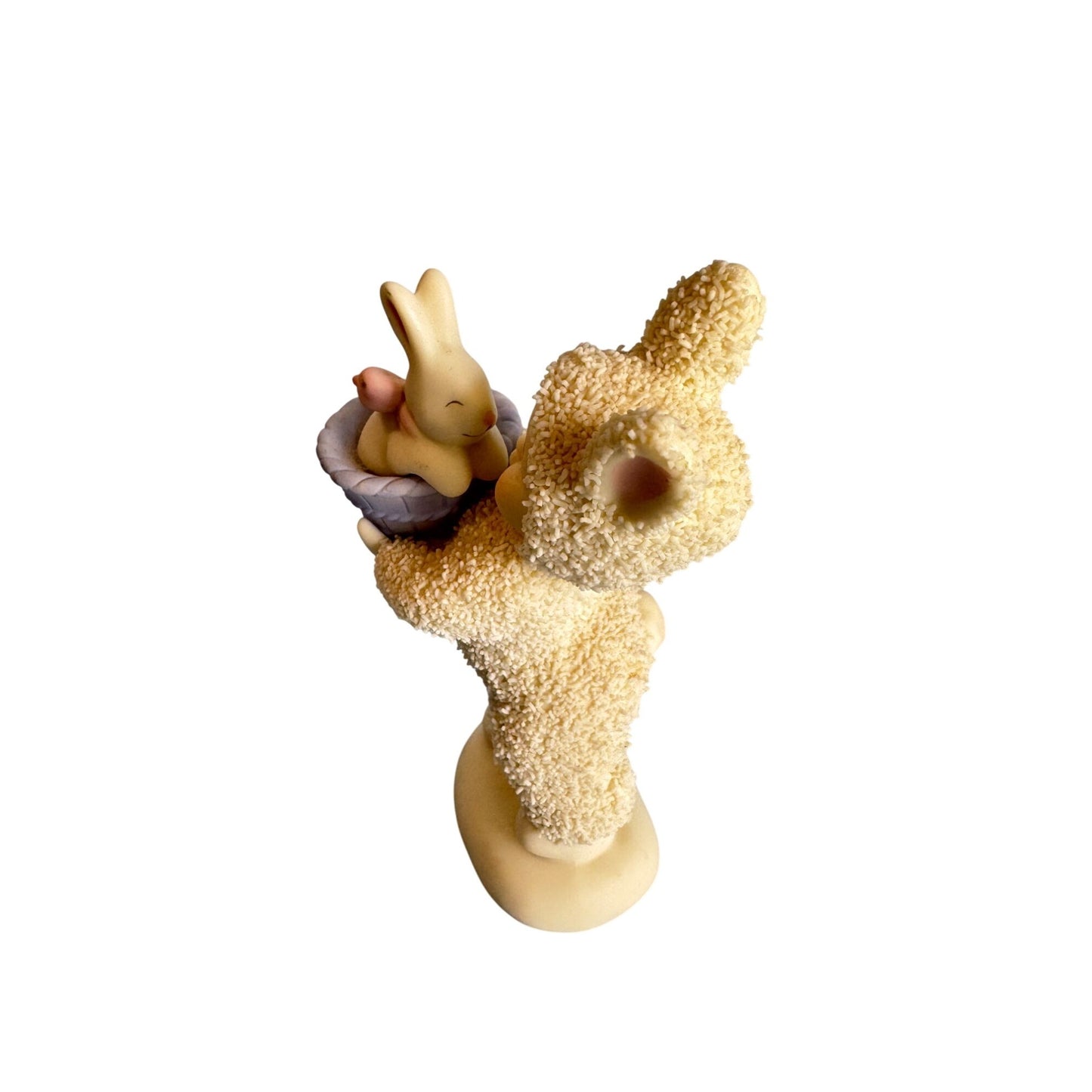 Snowbabies Lamb-Inspired Figurine Holding Basket With Bunny