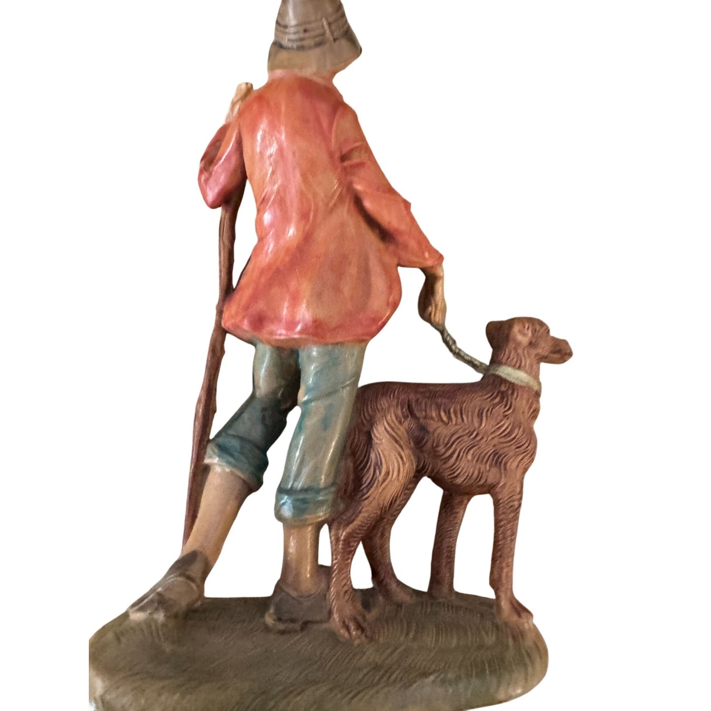 Vintage Fontanini 1983 Zacchariah & Dog Nativity Figurine Depose Italy 5"