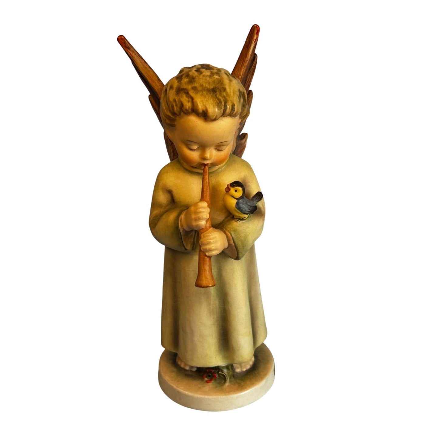 Goebel Hummel Festival Harmony Angel w/Bird Figurine HUM 757 8" West Germany