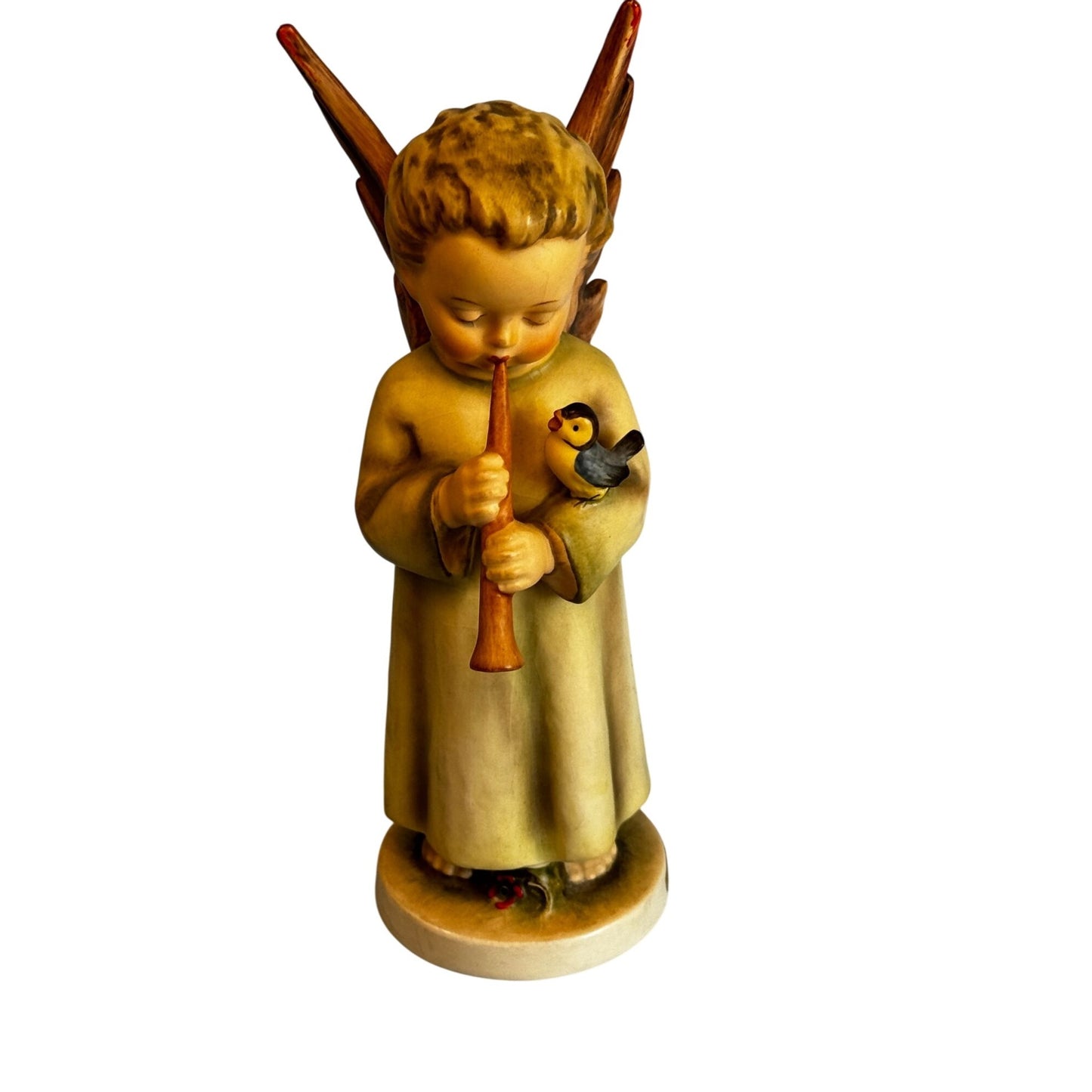 Goebel Hummel Festival Harmony Angel w/Bird Figurine HUM 757 8" West Germany