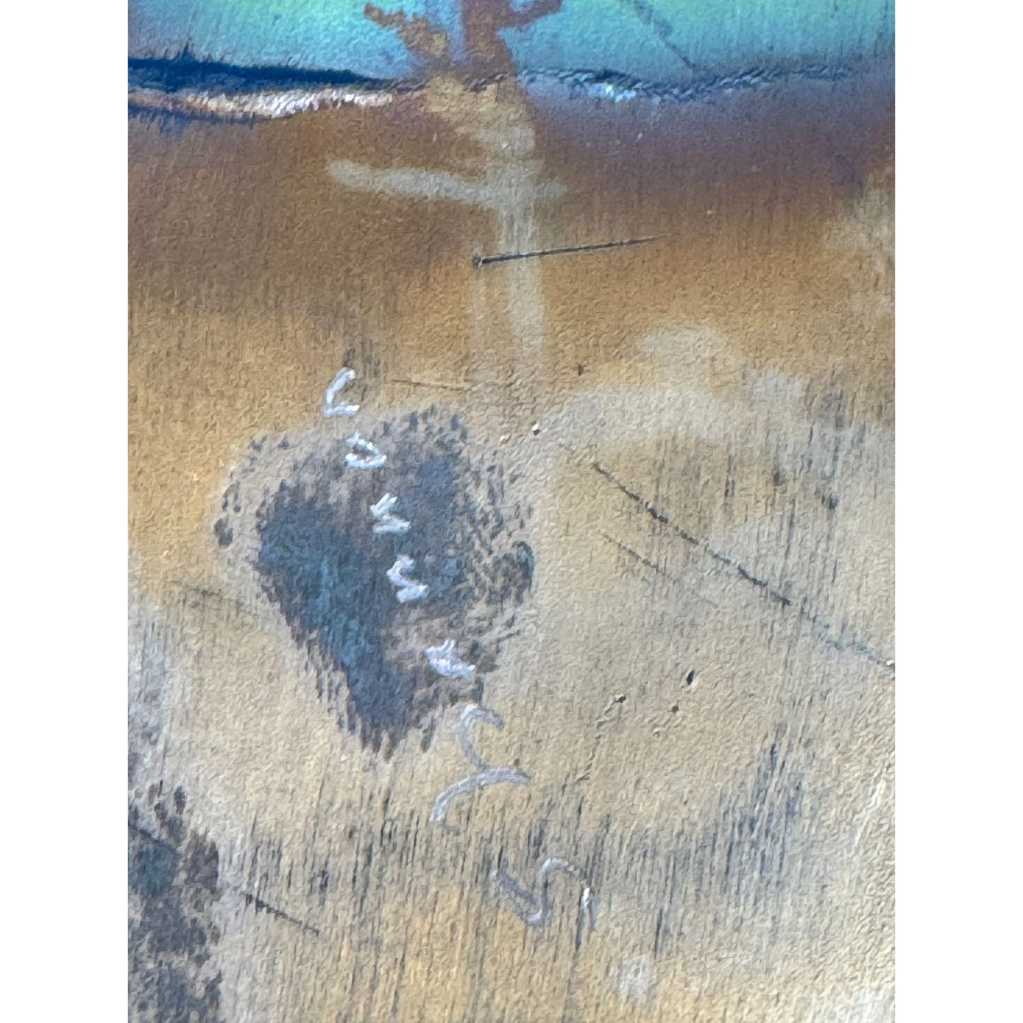 Patrick Shannon Brutalist Copper Dish Signed 5 1/4" Square Studio Art