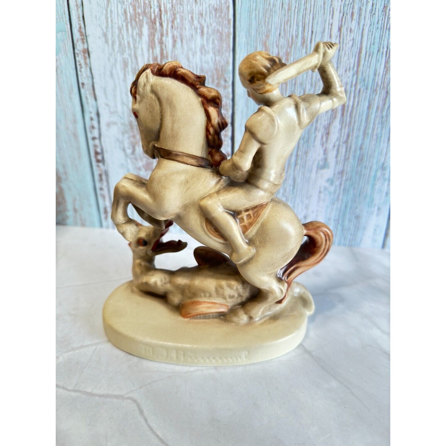 Goebel Hummel Figurine "St. George Slays the Dragon" #55 Porcelain Figurine
