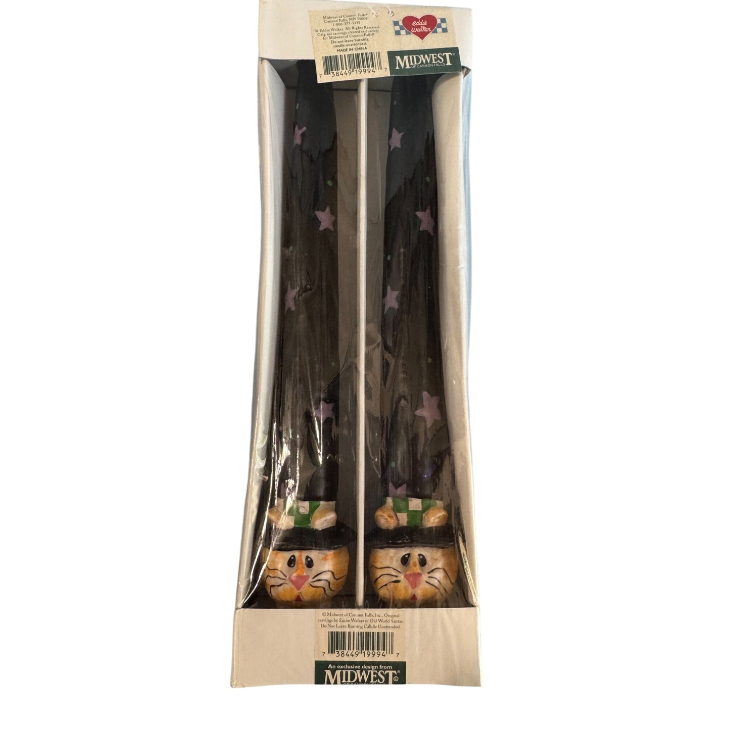Midwest Cat Head Taper Candles Eddie Walker Exclusive Design