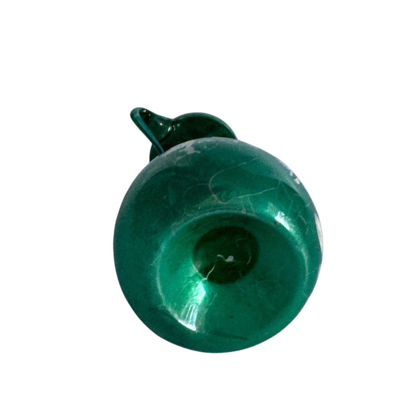 Antique Free Blown Glass Urn Sugar Pot Christmas Ornament 3"