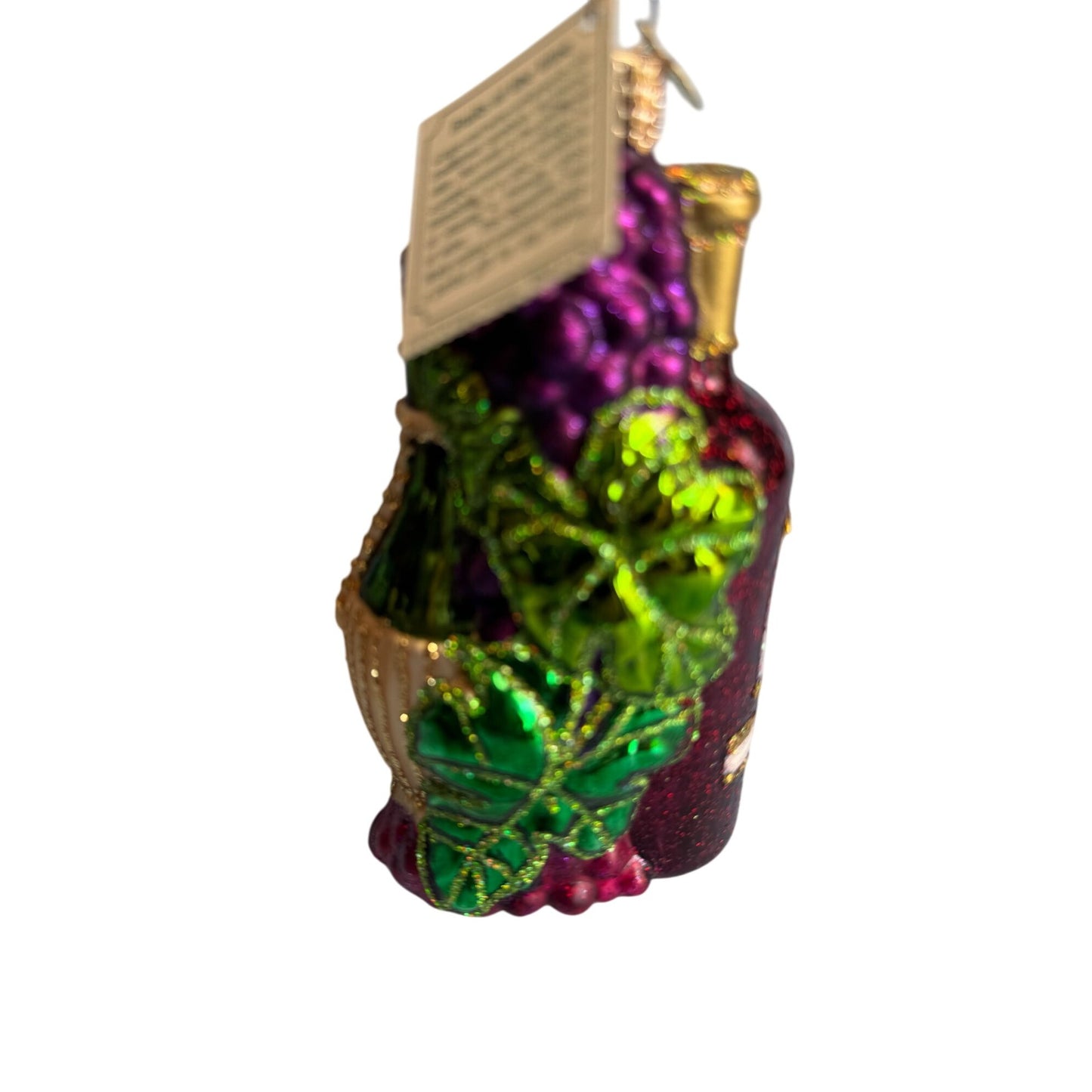 Old World Christmas Fruits Of The Vine Glass Ornament Multicolor Blown 2010