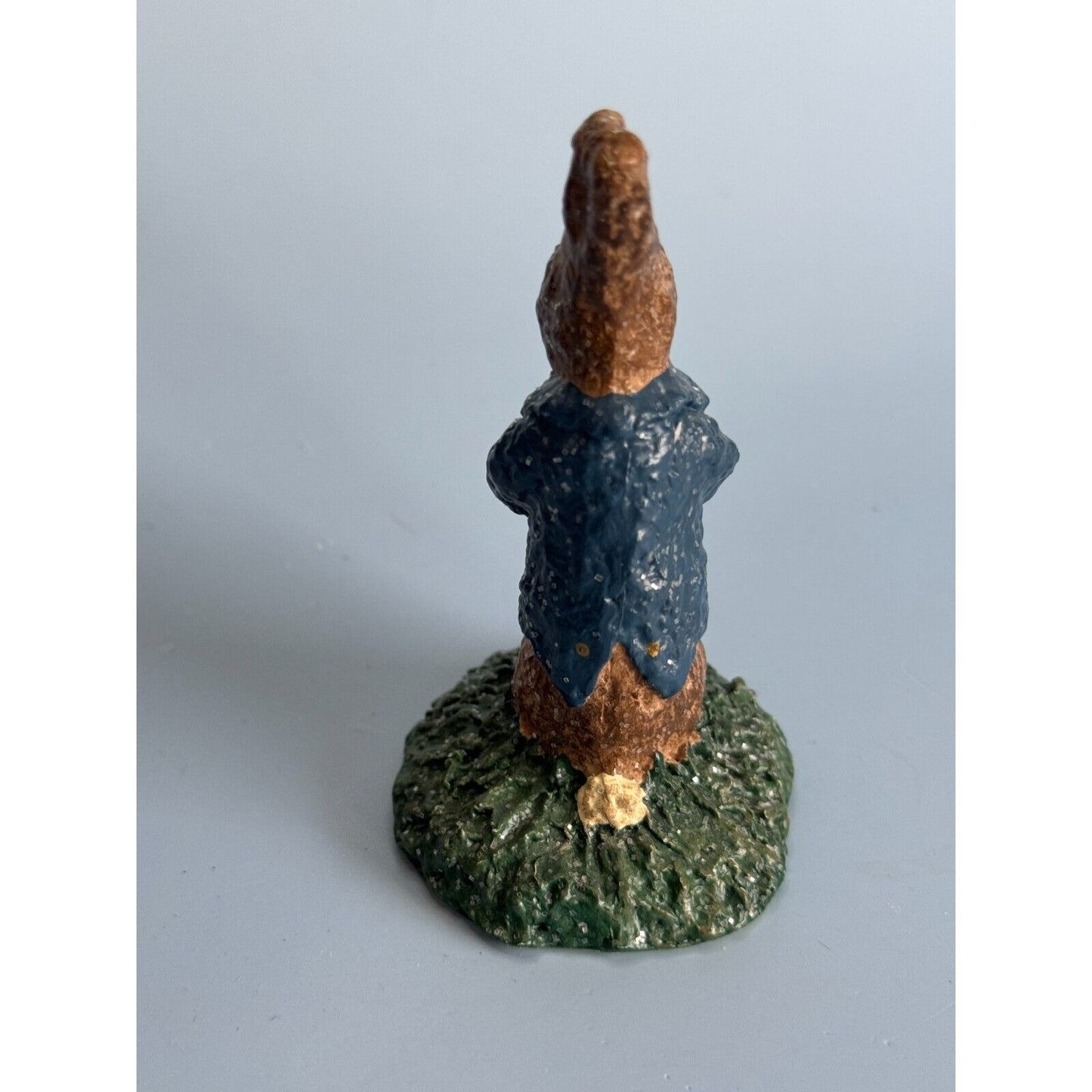 1997 Linda Baldwin Haresnickel Small Bunny Rabbit Easter Figurine 3 3/4" Collectible