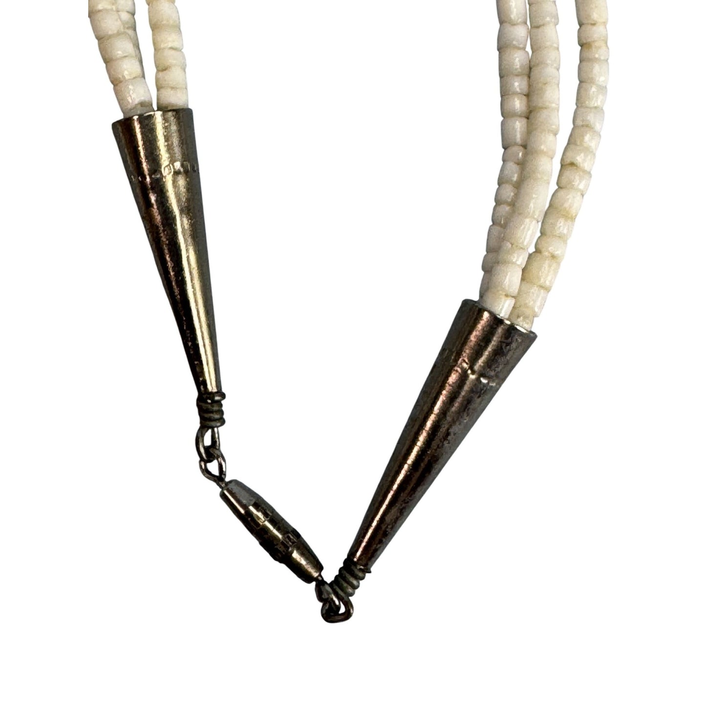 Southwestern Multistrand Fetish Bird Necklace Turquoise Shell Mixed Stones