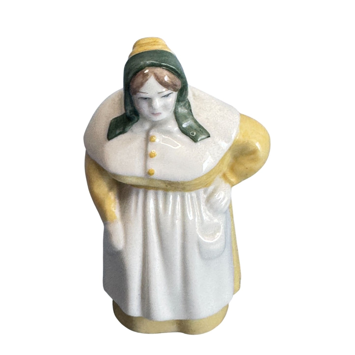 1976 Royal Worcester French Cook Candle Snuffer Hand-Painted Figurine England