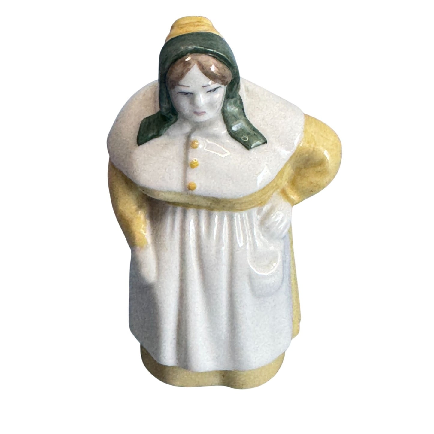 1976 Royal Worcester French Cook Candle Snuffer Hand-Painted Figurine England