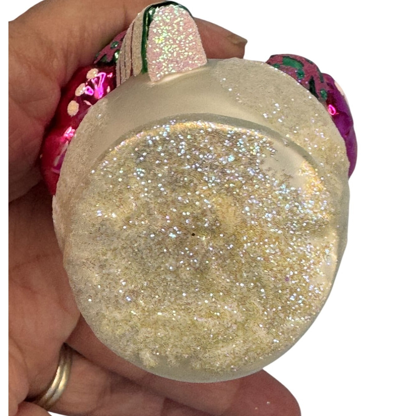 Christopher Radko Frosty Twist Snowman Ornament Rare Retired Glass 6 Inch Multicolor