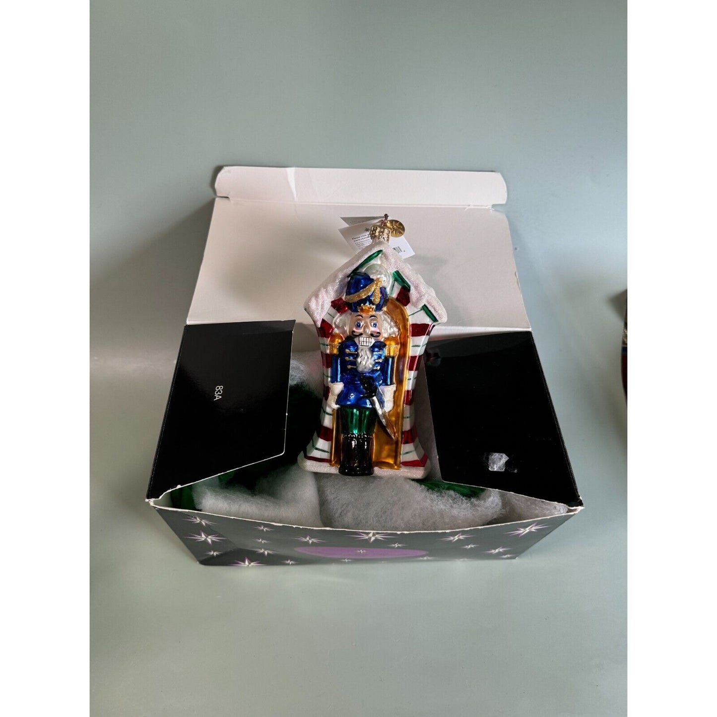 2000 Christopher Radko Starlight Guardian Members Ornament Nutcracker 6 1/2"