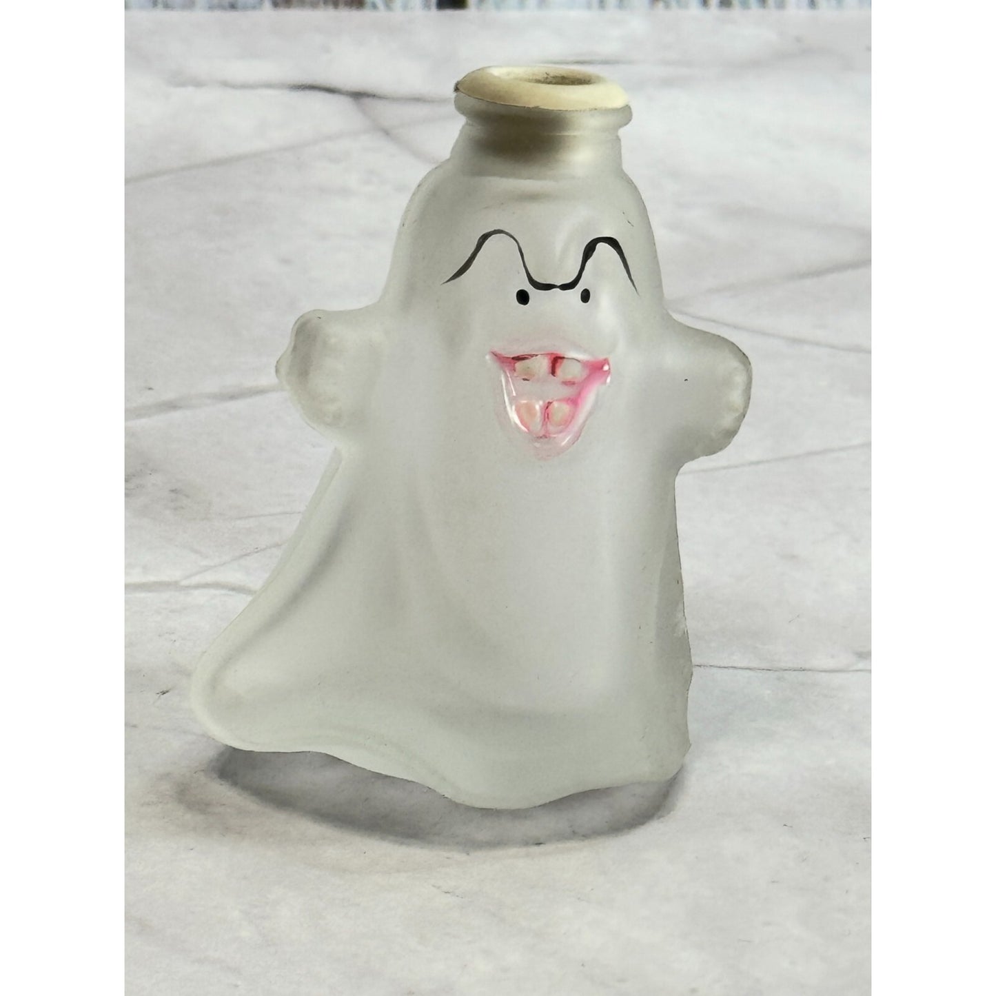 Vintage Frosted Glass Ghost Light Cover Halloween Décor