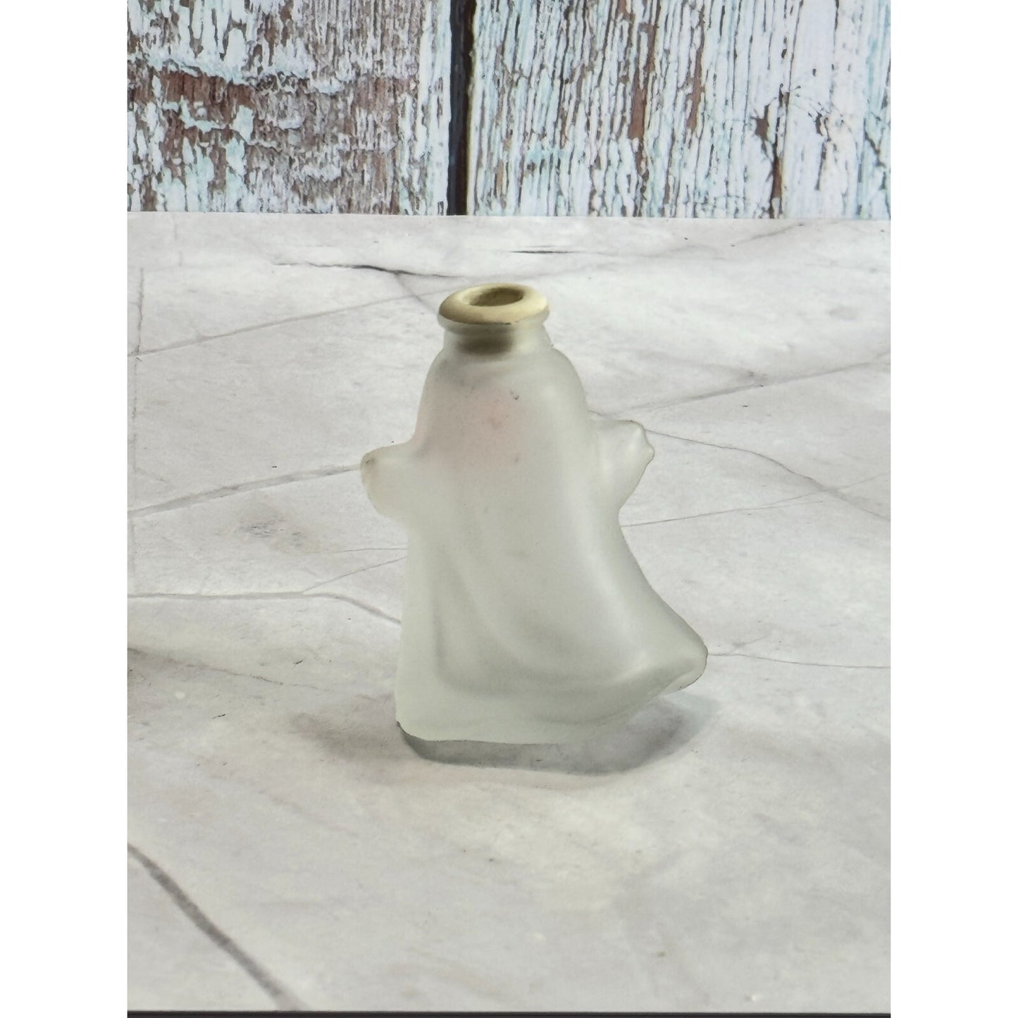 Vintage Frosted Glass Ghost Light Cover Halloween Décor