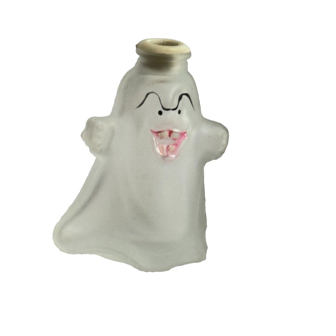 Vintage Frosted Glass Ghost Light Cover Halloween Décor