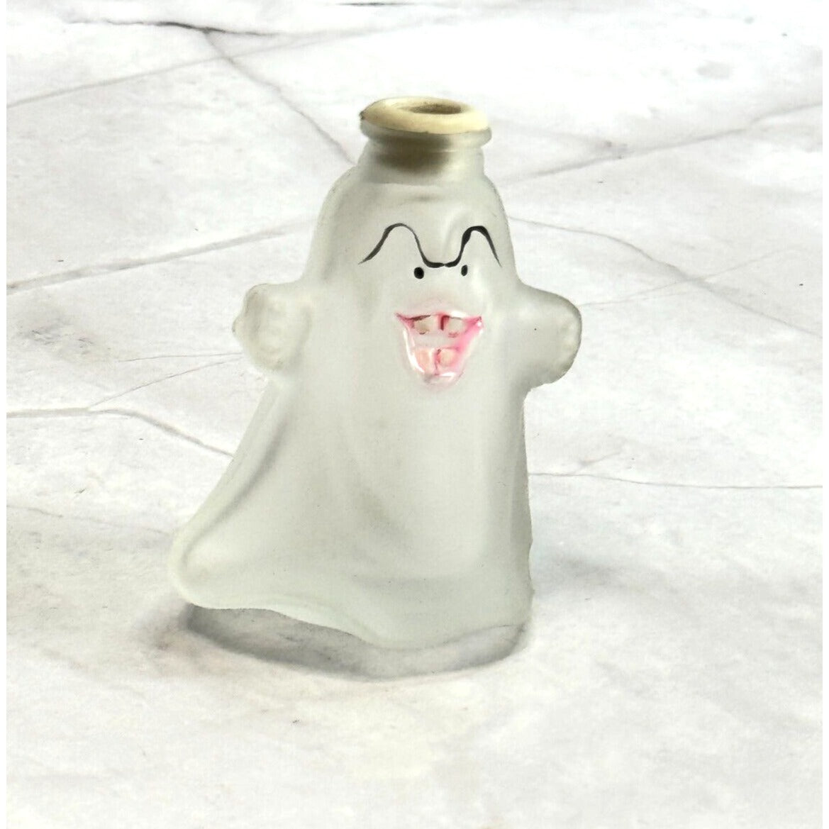 Vintage Frosted Glass Ghost Light Cover Halloween Décor