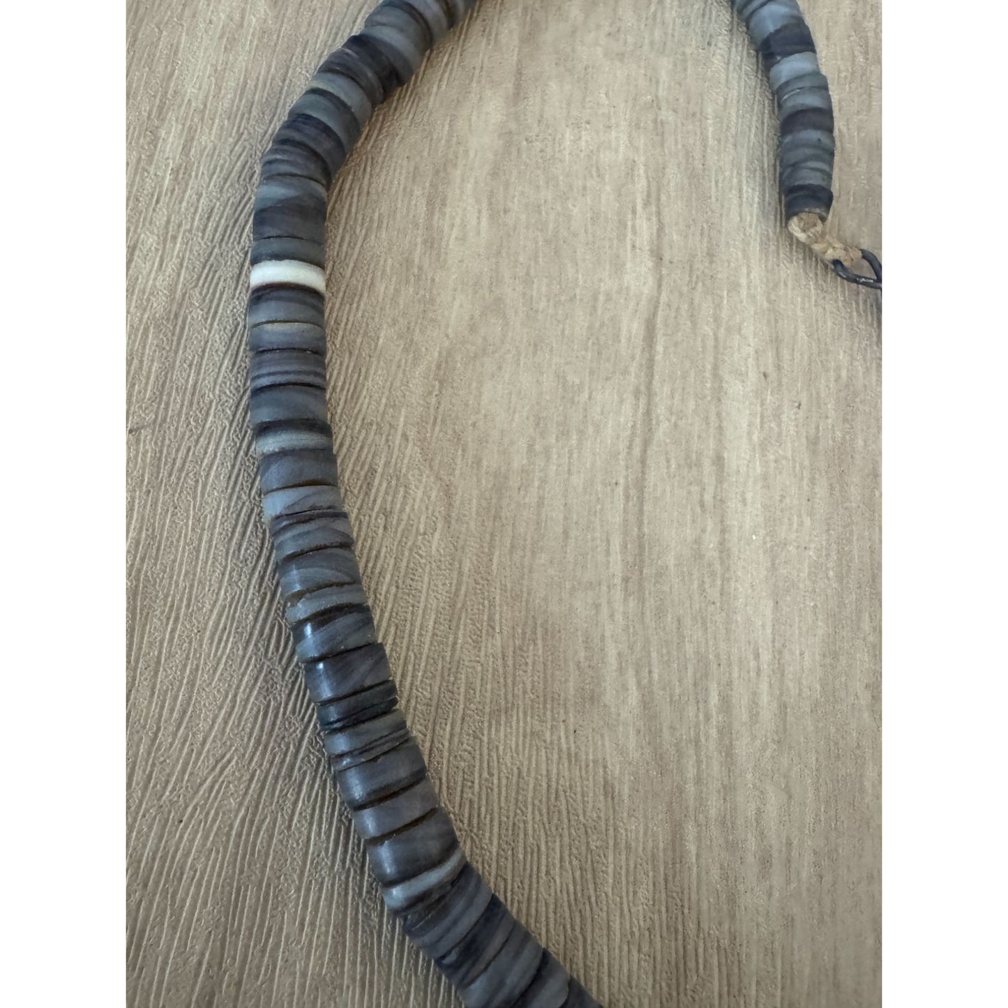 Vintage Hand-Strung Picasso Jasper Southwestern Necklace 18" Metal Hook Clasp
