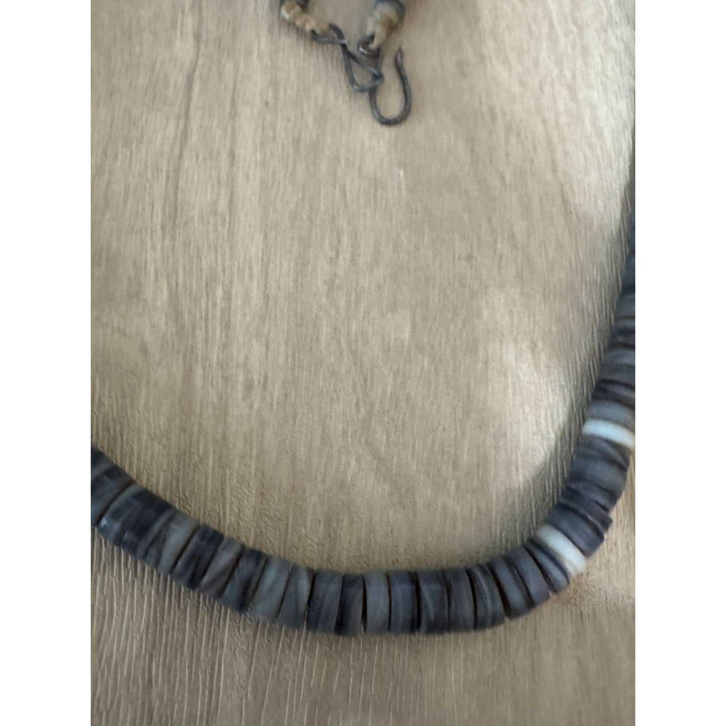 Vintage Hand-Strung Picasso Jasper Southwestern Necklace 18" Metal Hook Clasp