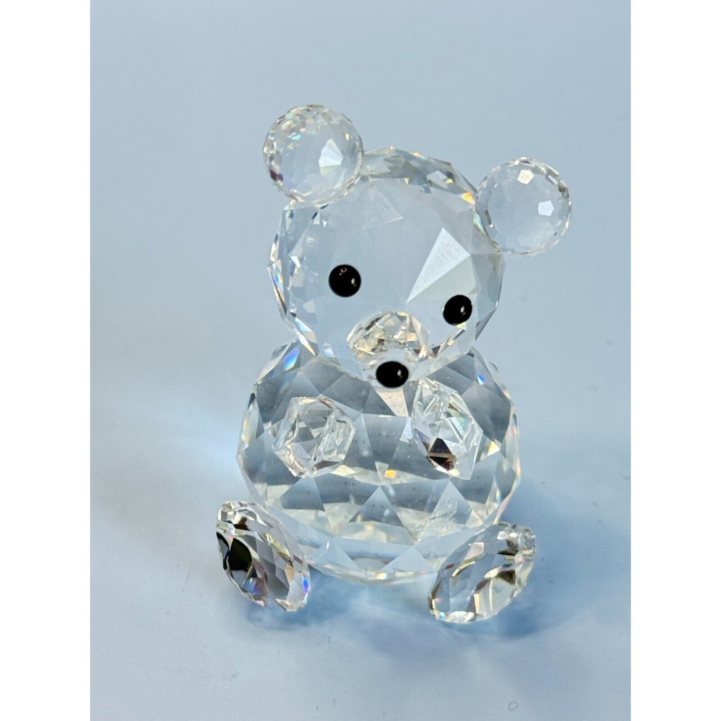 Retired Swarovski Silver Crystal Large Bear A 7637 NR 075 000 with Original Box