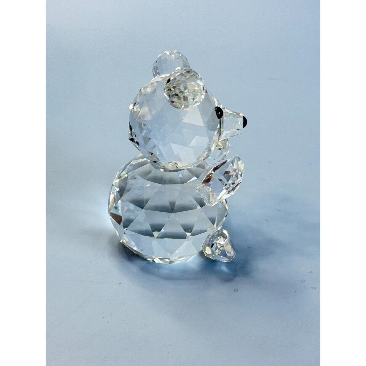 Retired Swarovski Silver Crystal Large Bear A 7637 NR 075 000 with Original Box