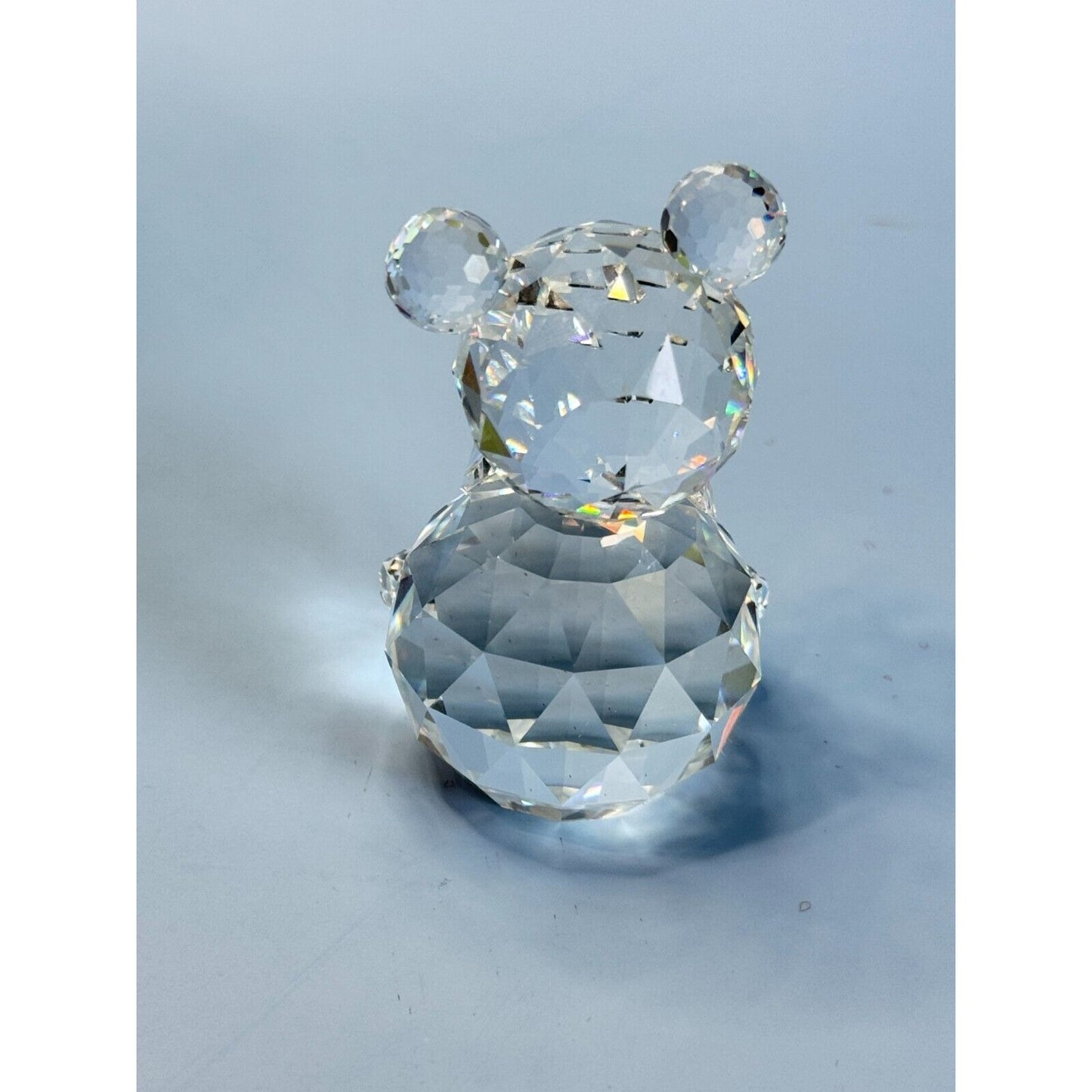 Retired Swarovski Silver Crystal Large Bear A 7637 NR 075 000 with Original Box