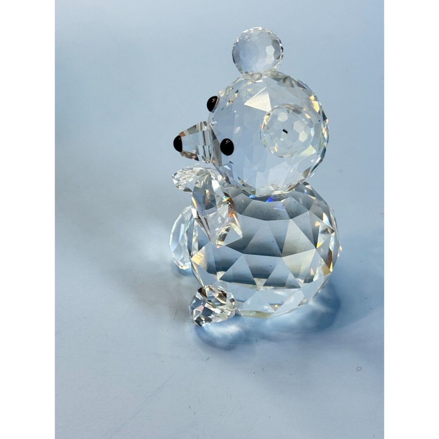 Retired Swarovski Silver Crystal Large Bear A 7637 NR 075 000 with Original Box